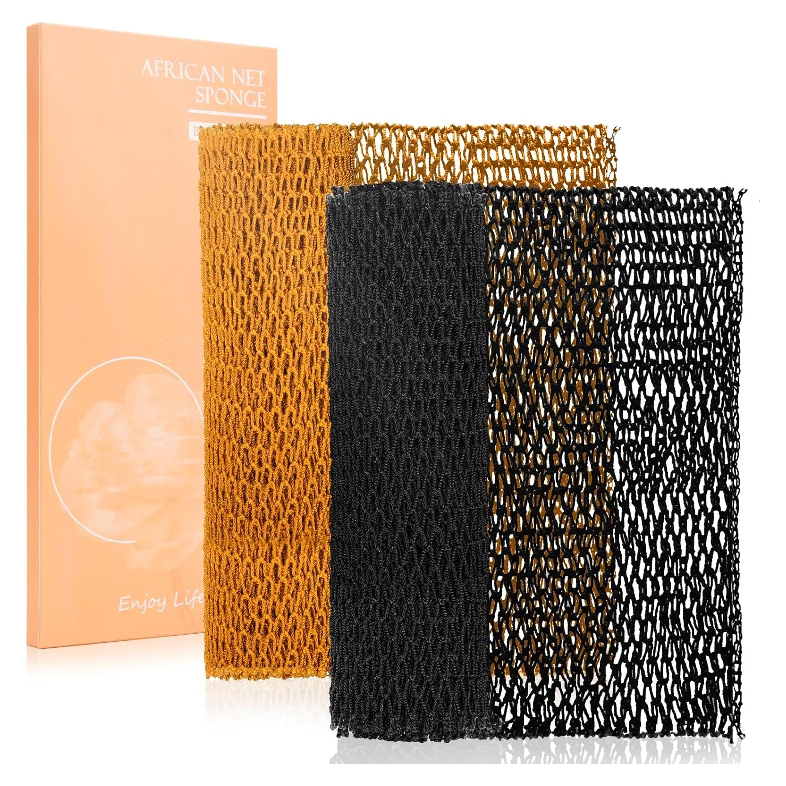 Esponja de Red Africana MTDLYICE XL 80CM 2 Paquetes Exfoliantes