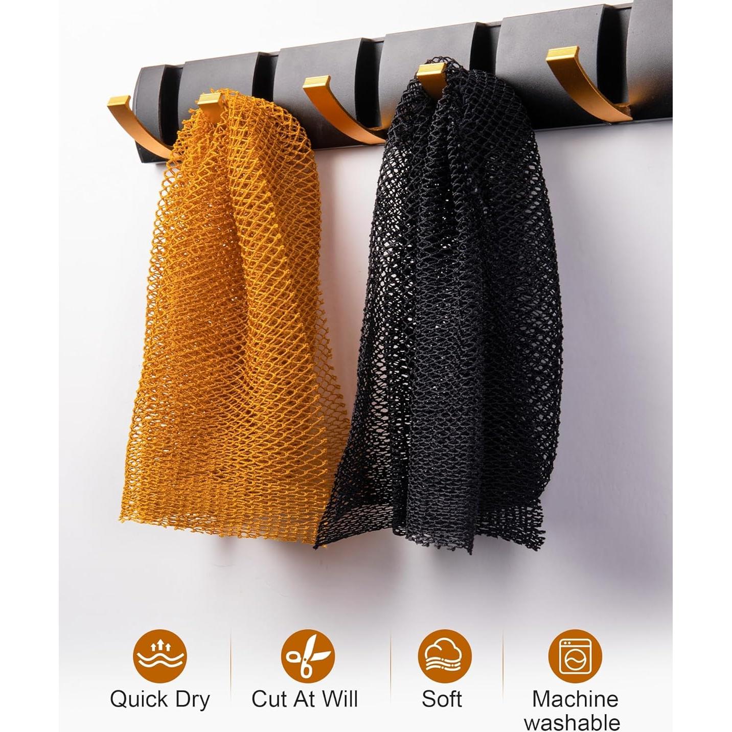 Esponja de Red Africana MTDLYICE XL 80CM 2 Paquetes Exfoliantes