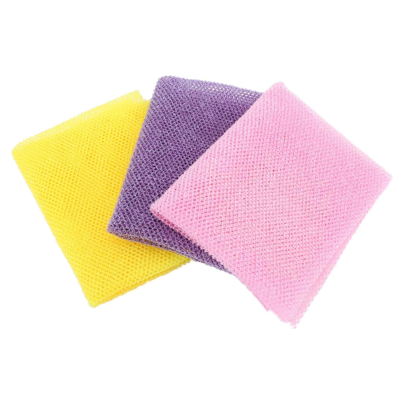 3 Toallas Exfoliantes OSOLADY para Ducha 78x30cm Nylon