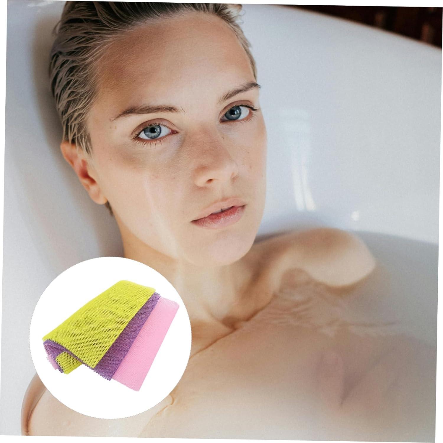 3 Toallas Exfoliantes OSOLADY para Ducha 78x30cm Nylon