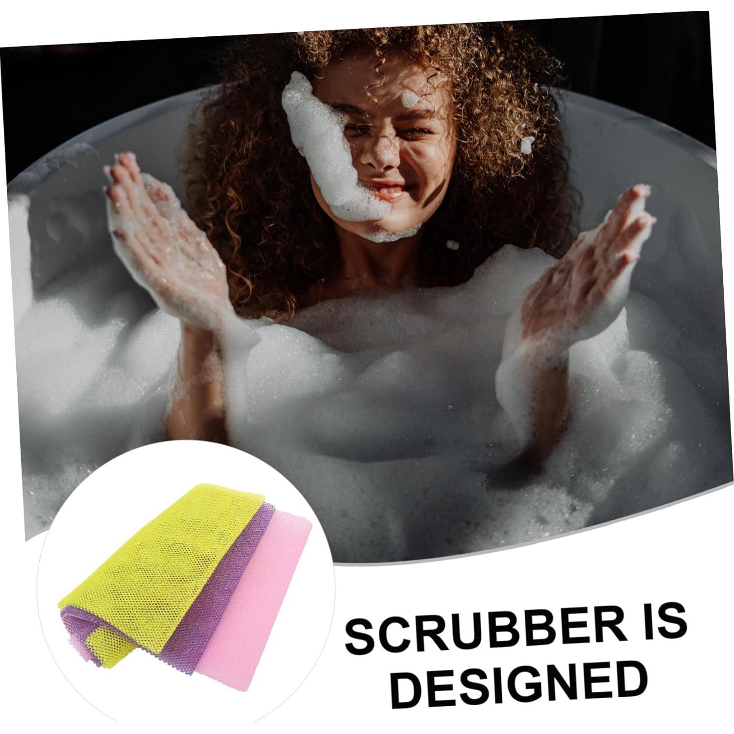 3 Toallas Exfoliantes OSOLADY para Ducha 78x30cm Nylon