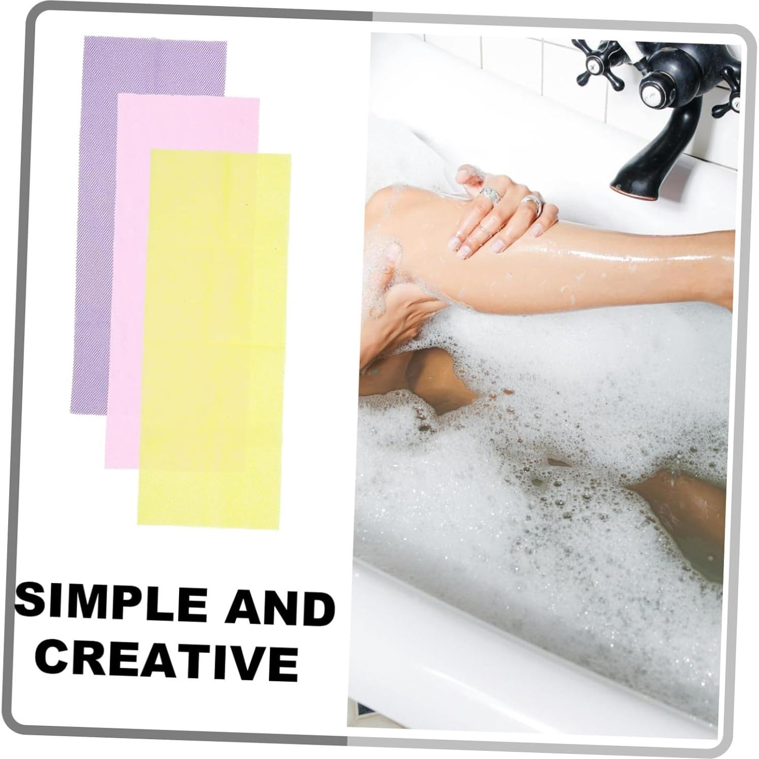 3 Toallas Exfoliantes OSOLADY para Ducha 78x30cm Nylon