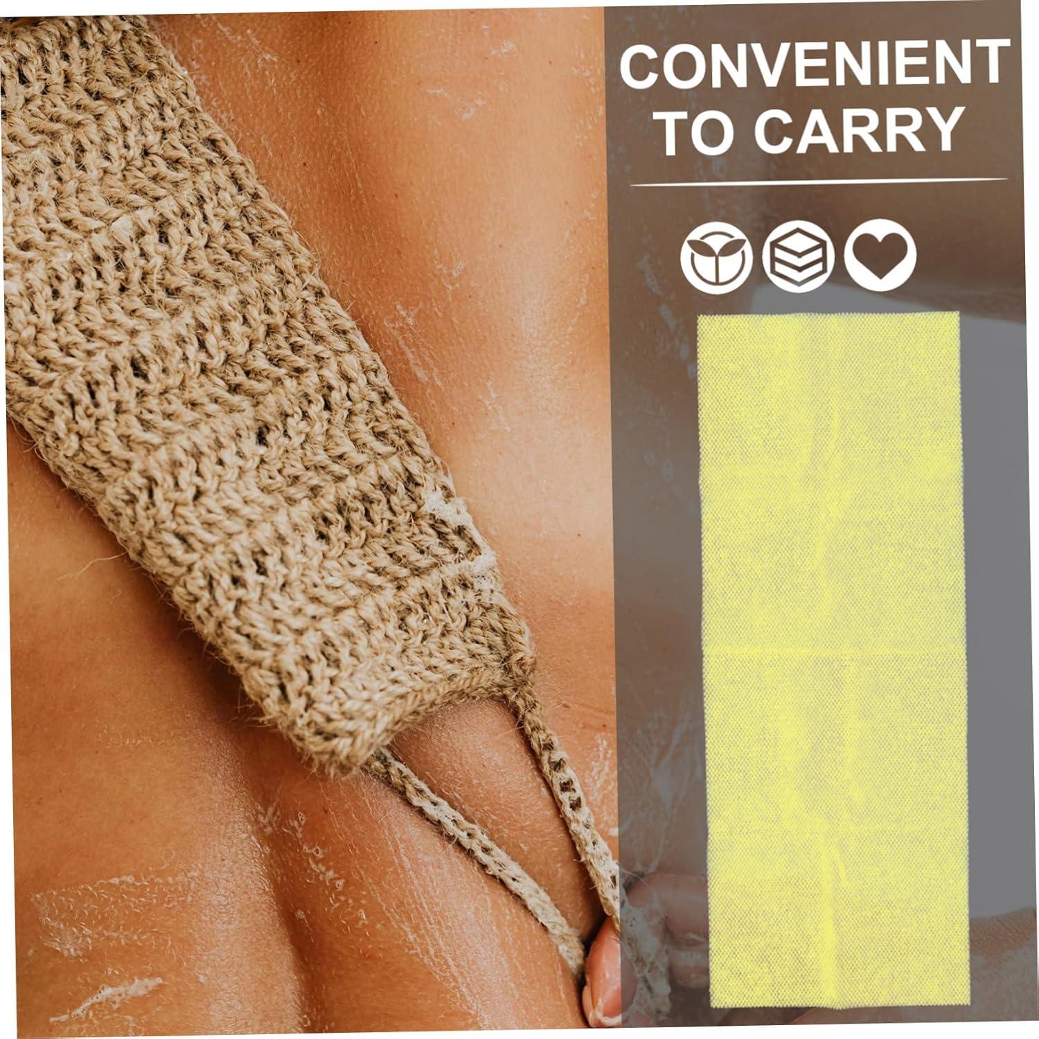 3 Toallas Exfoliantes OSOLADY para Ducha 78x30cm Nylon