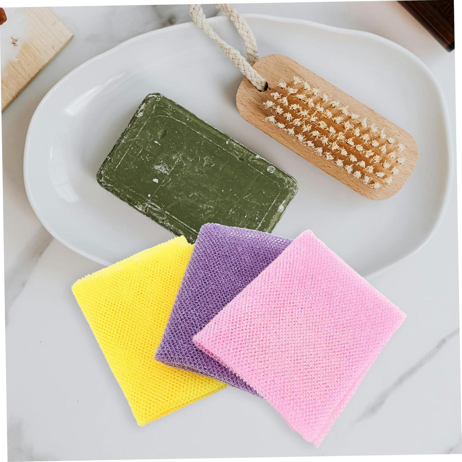 3 Toallas Exfoliantes OSOLADY para Ducha 78x30cm Nylon