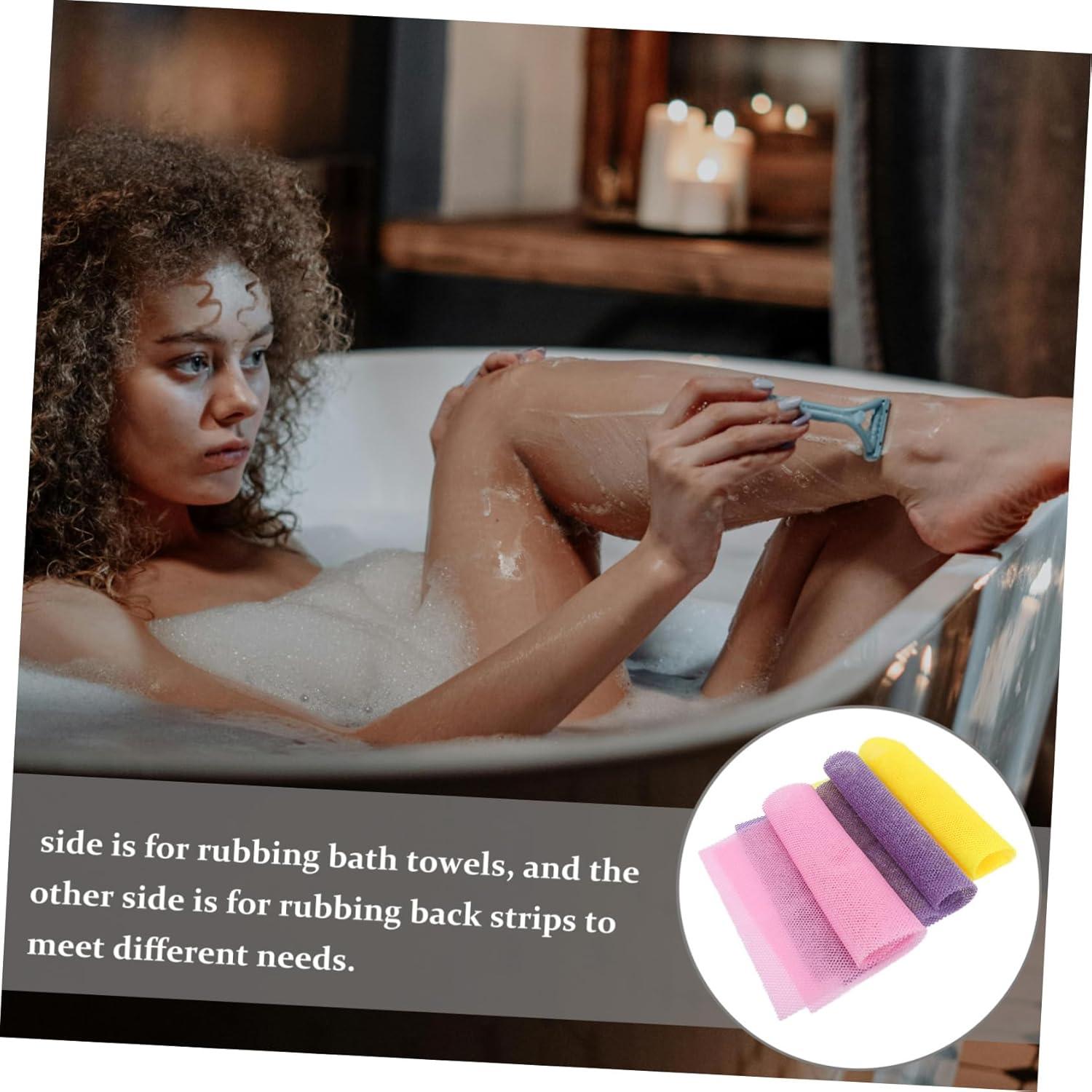 3 Toallas Exfoliantes OSOLADY para Ducha 78x30cm Nylon