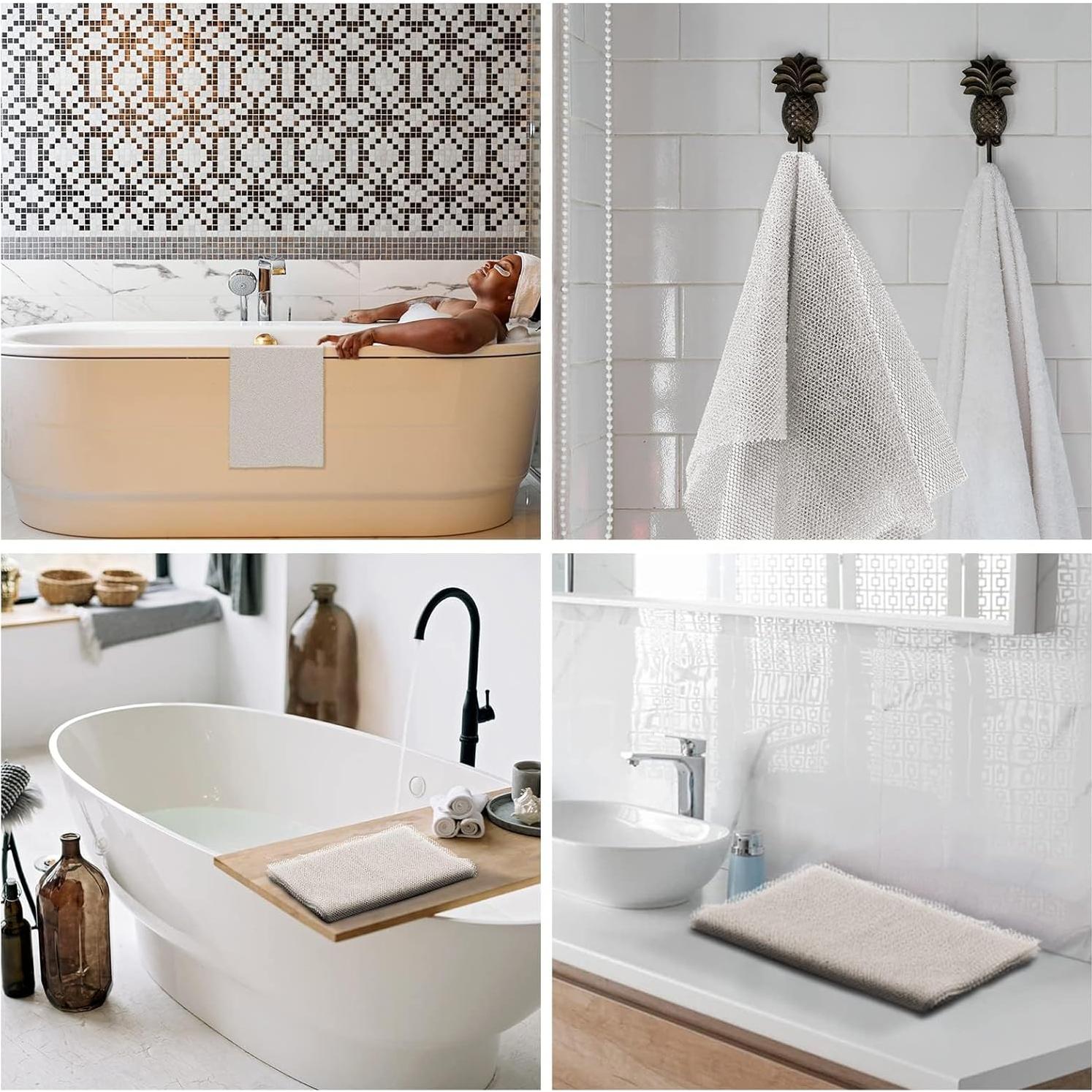 Esponja de Red Africana ACLMFUP 4 Piezas Exfoliación Profunda