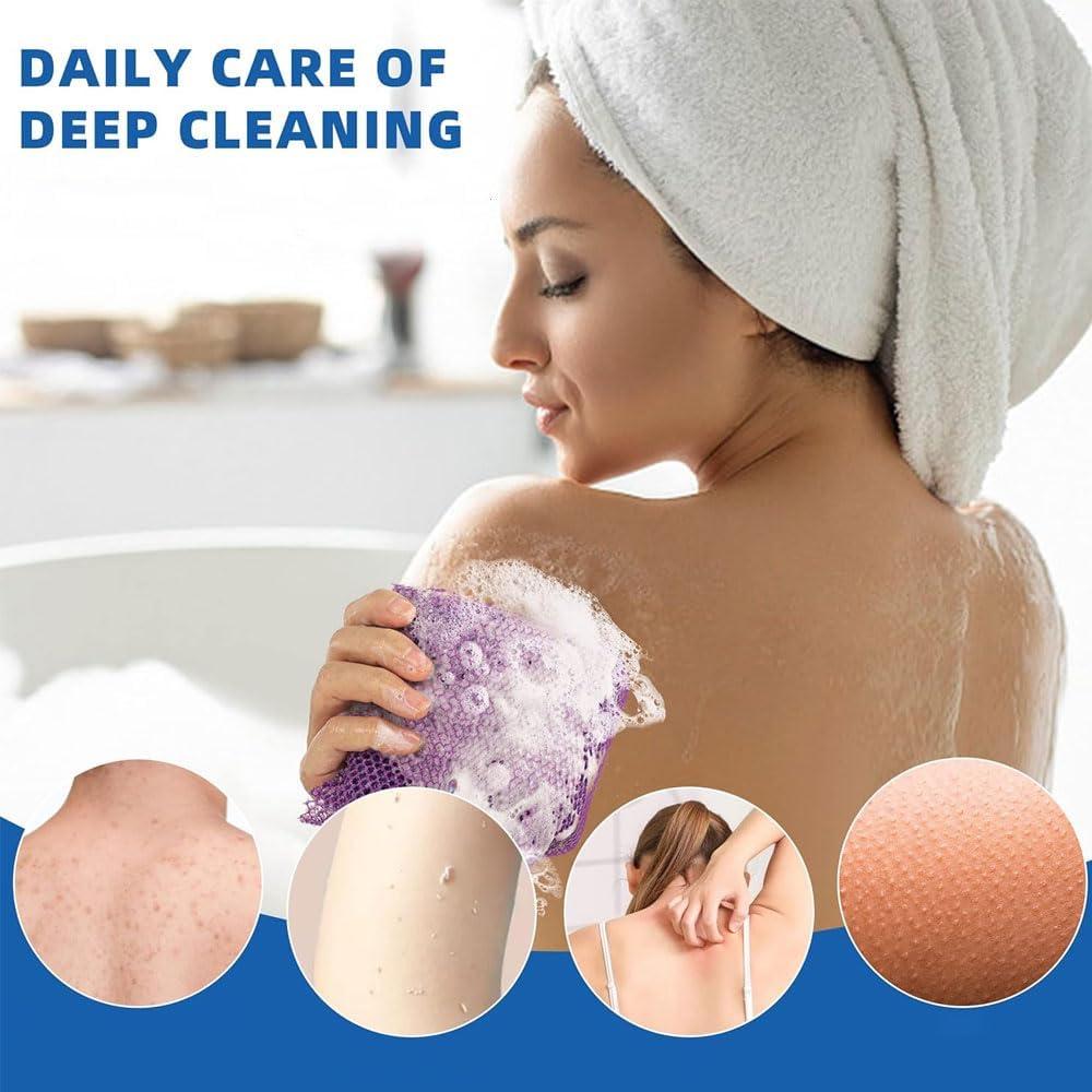 Conjunto de Jabón de Cúrcuma y Limón Hlonns con Esponjas Exfoliantes