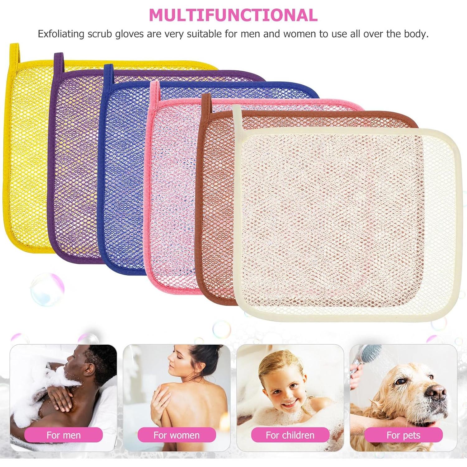 Paños Exfoliantes Lurrose para Cara y Cuerpo 8 Piezas