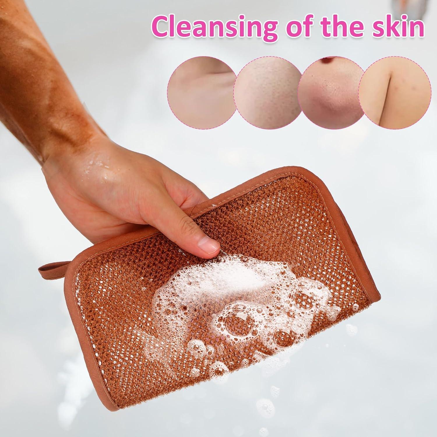 Paños Exfoliantes Lurrose para Cara y Cuerpo 8 Piezas