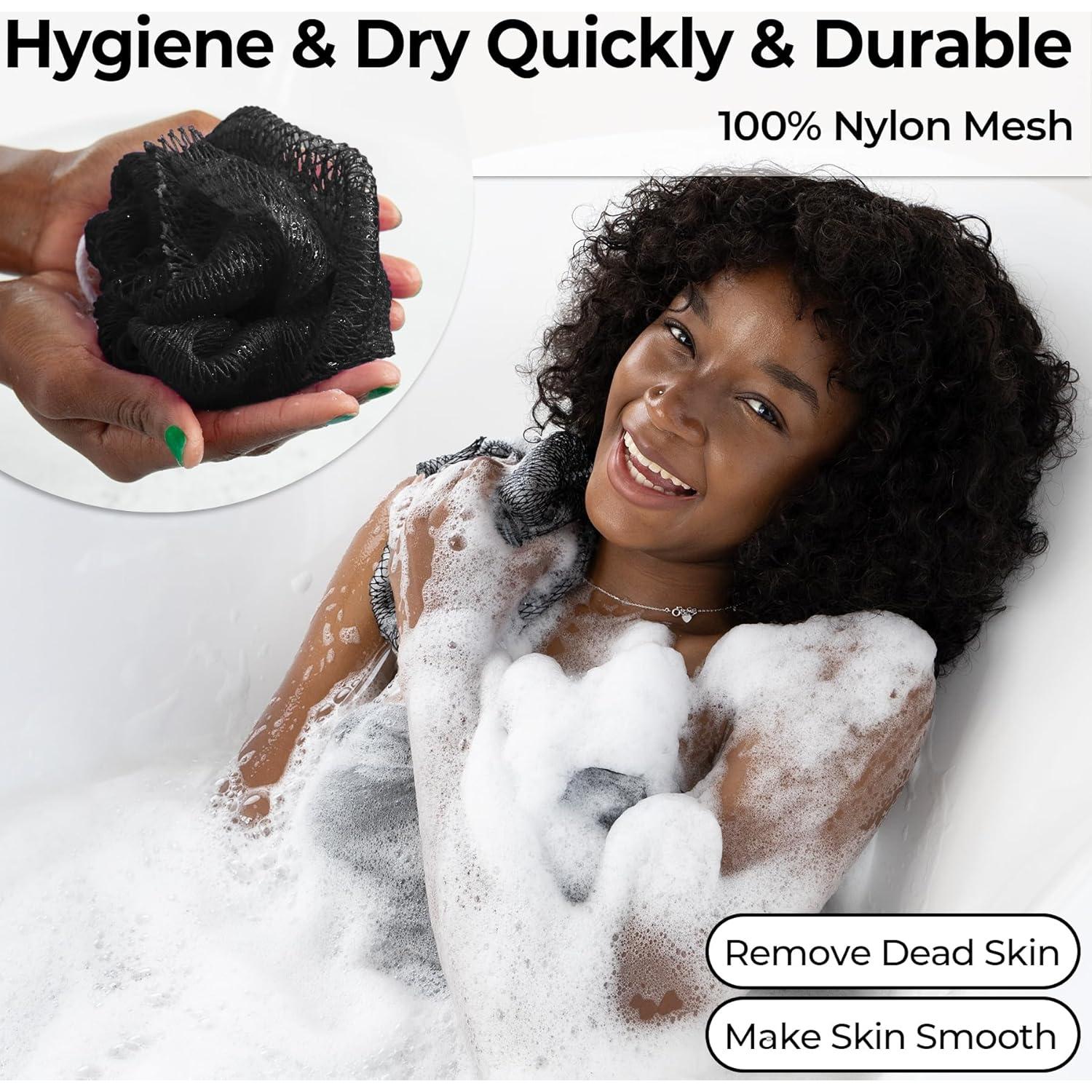 Esponja Exfoliante Africana Afrisensetic BBS-Black 16cm