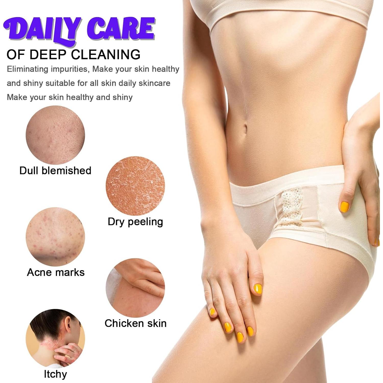 Esponja de Red Exfoliante Africana Larrel 23x18cm Púrpura