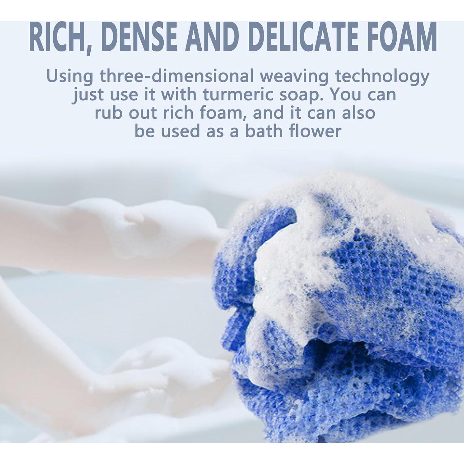 Juego de Jabón de Cúrcuma Orgánica y Esponja Exfoliante