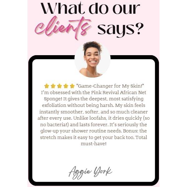 Juego de 2 Esponjas de Baño Exfoliantes Pink Revival - Negro y Rosa