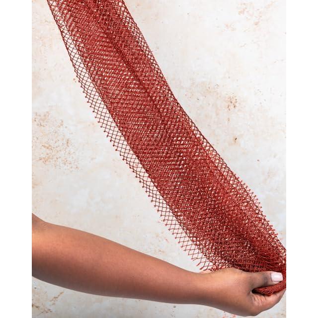 Esponja de Red Exfoliante Africana Omas Cosmetics - Rojo