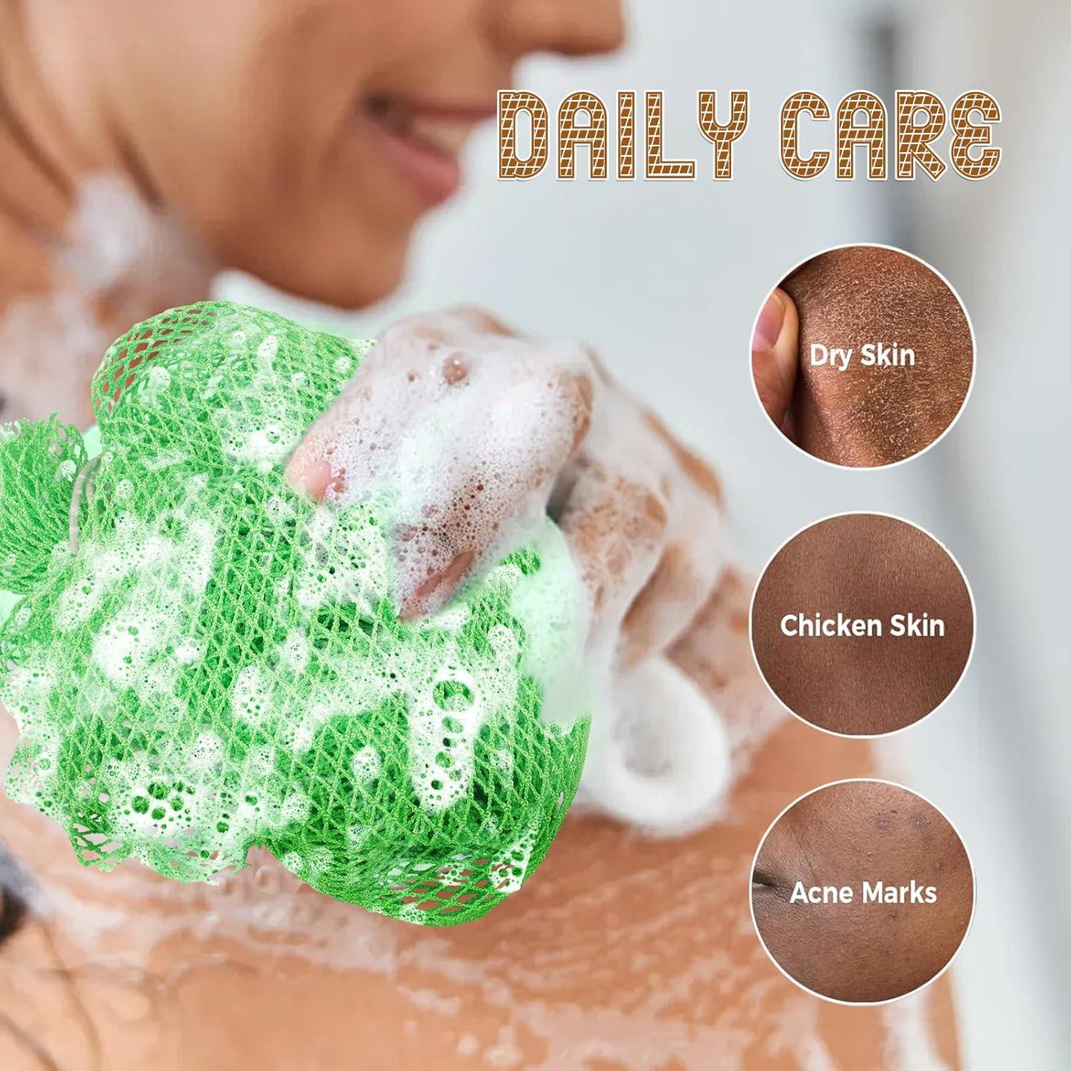 Esponjas de Red Africana AivaToba - 2 Unidades Exfoliantes