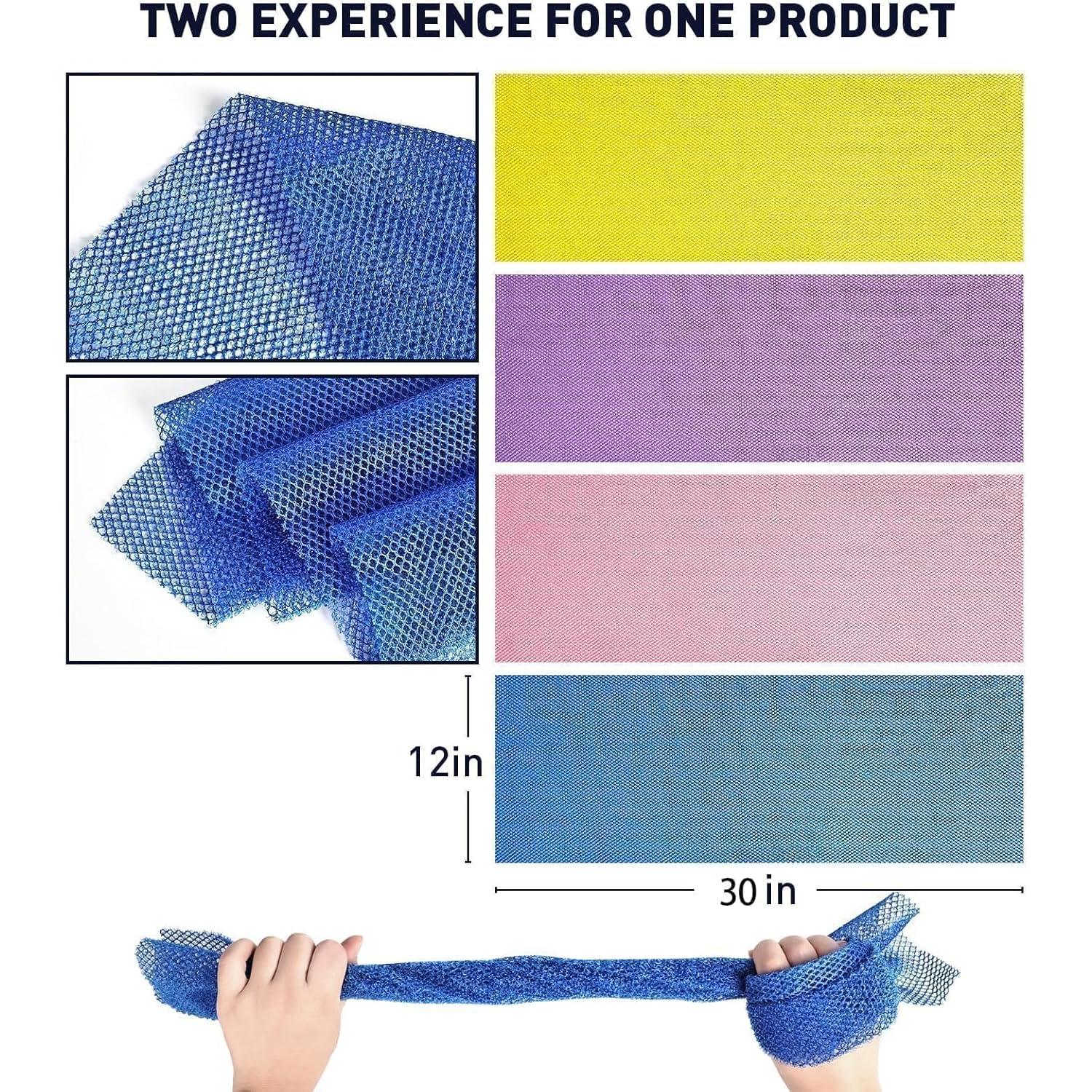 Esponja de Baño Exfoliante Africana Cmetta Rosa 76.2x30.5cm