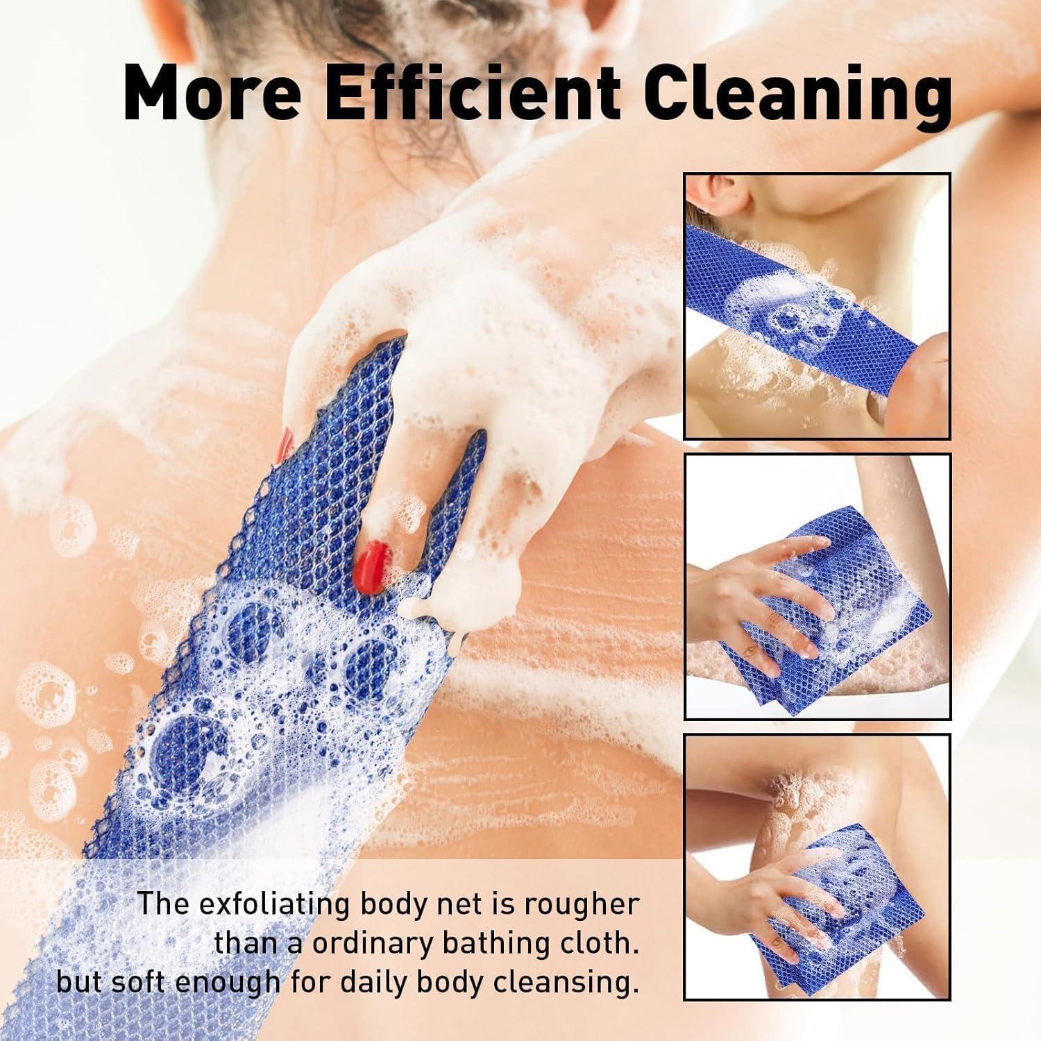 Esponja de Baño Exfoliante Africana Cmetta Rosa 76.2x30.5cm