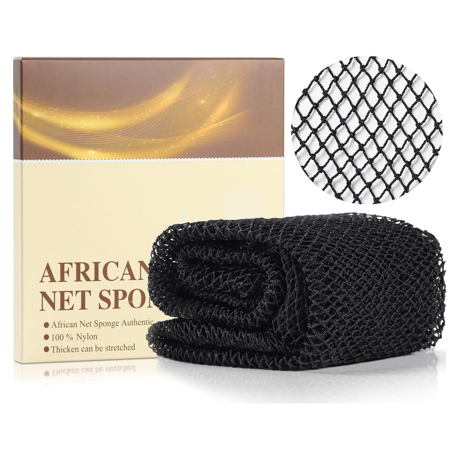 Esponja Exfoliante de Nylon Africana GEMSANVA - 80x30 cm