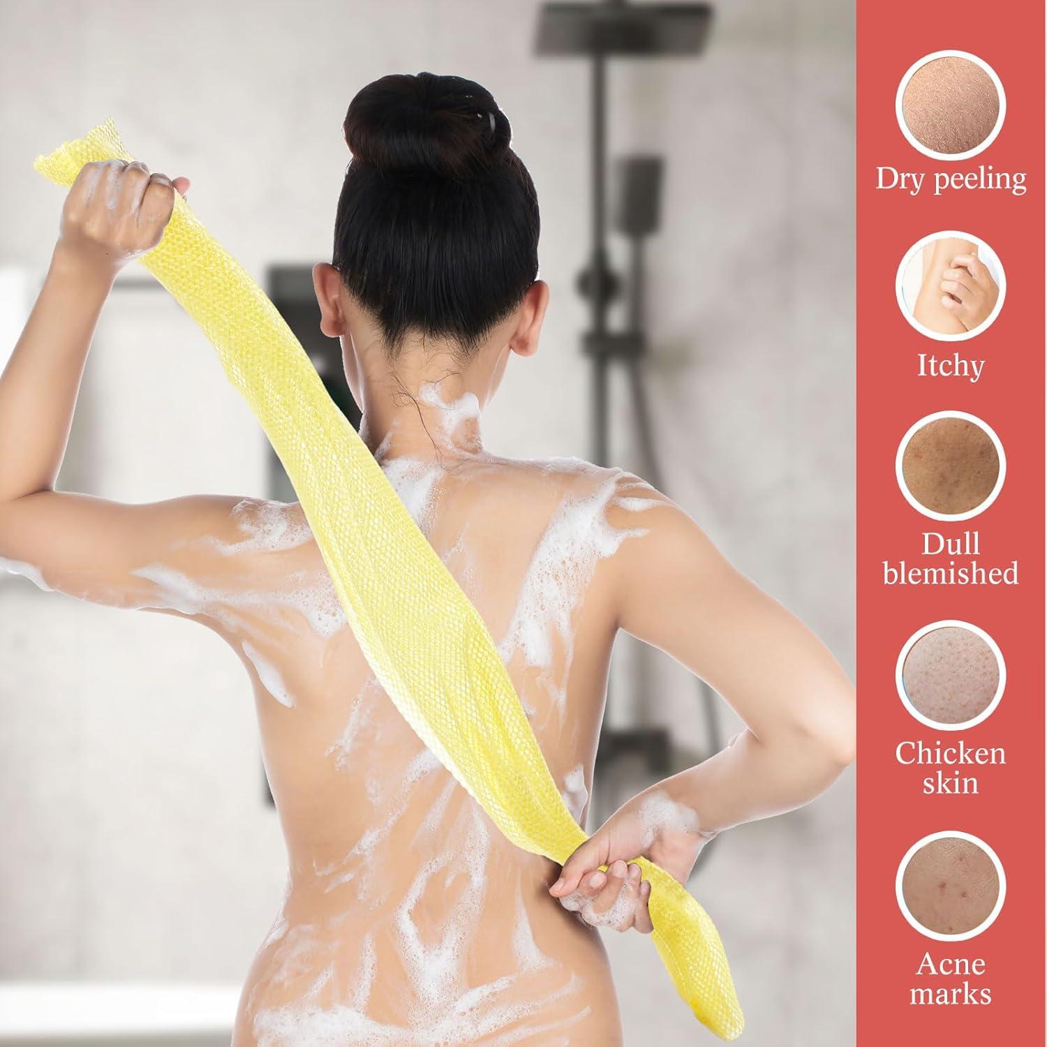 Esponjas de Baño Exfoliantes Sunnyray 100 Pcs 30x80 cm