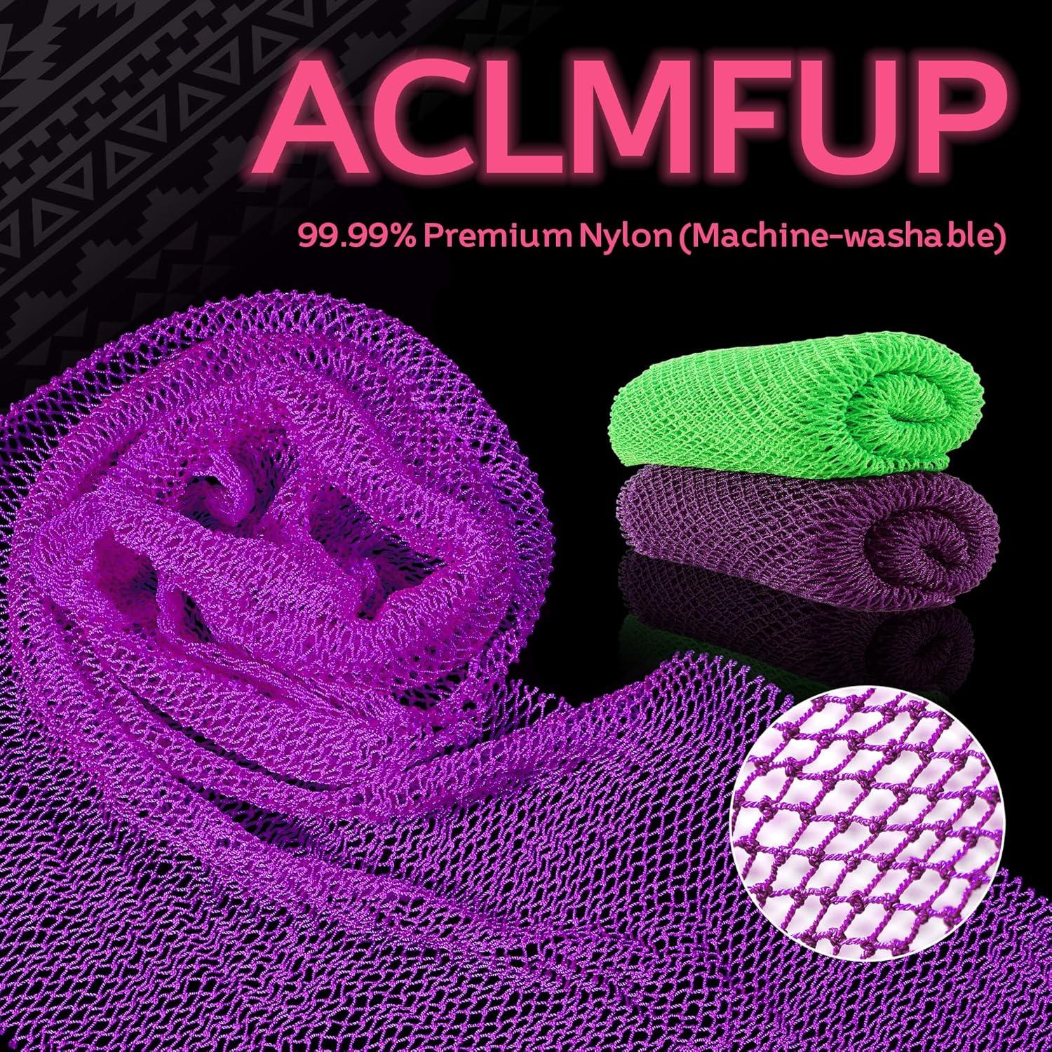 Esponjas de Baño Exfoliantes ACLMFUP - 2 Piezas Suaves