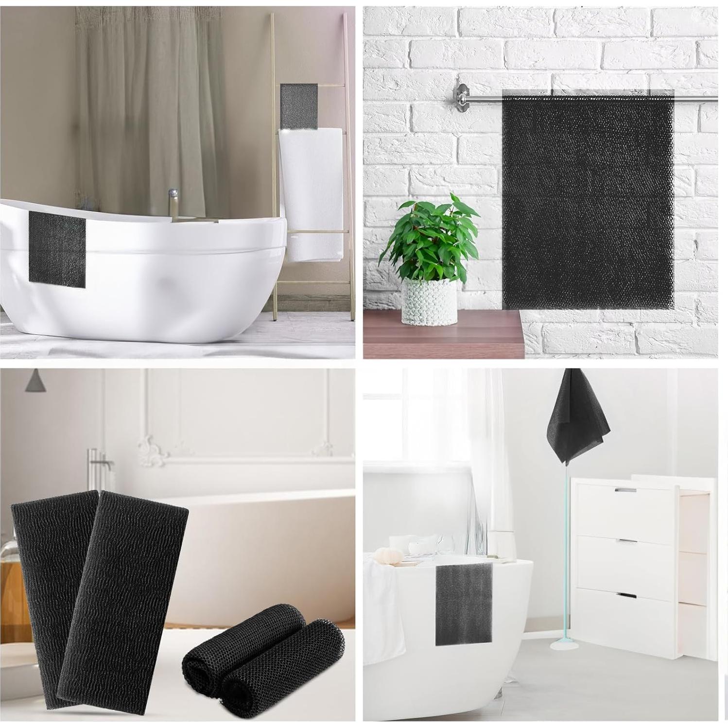 Esponja Exfoliante de Red Africana SpiralScgv - 4 Piezas 30x80cm