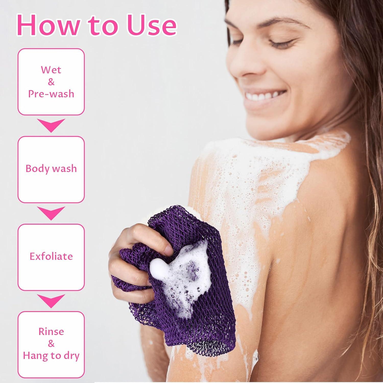 2 Esponjas de Red Africana Exfoliantes Ptwola 50x16 cm