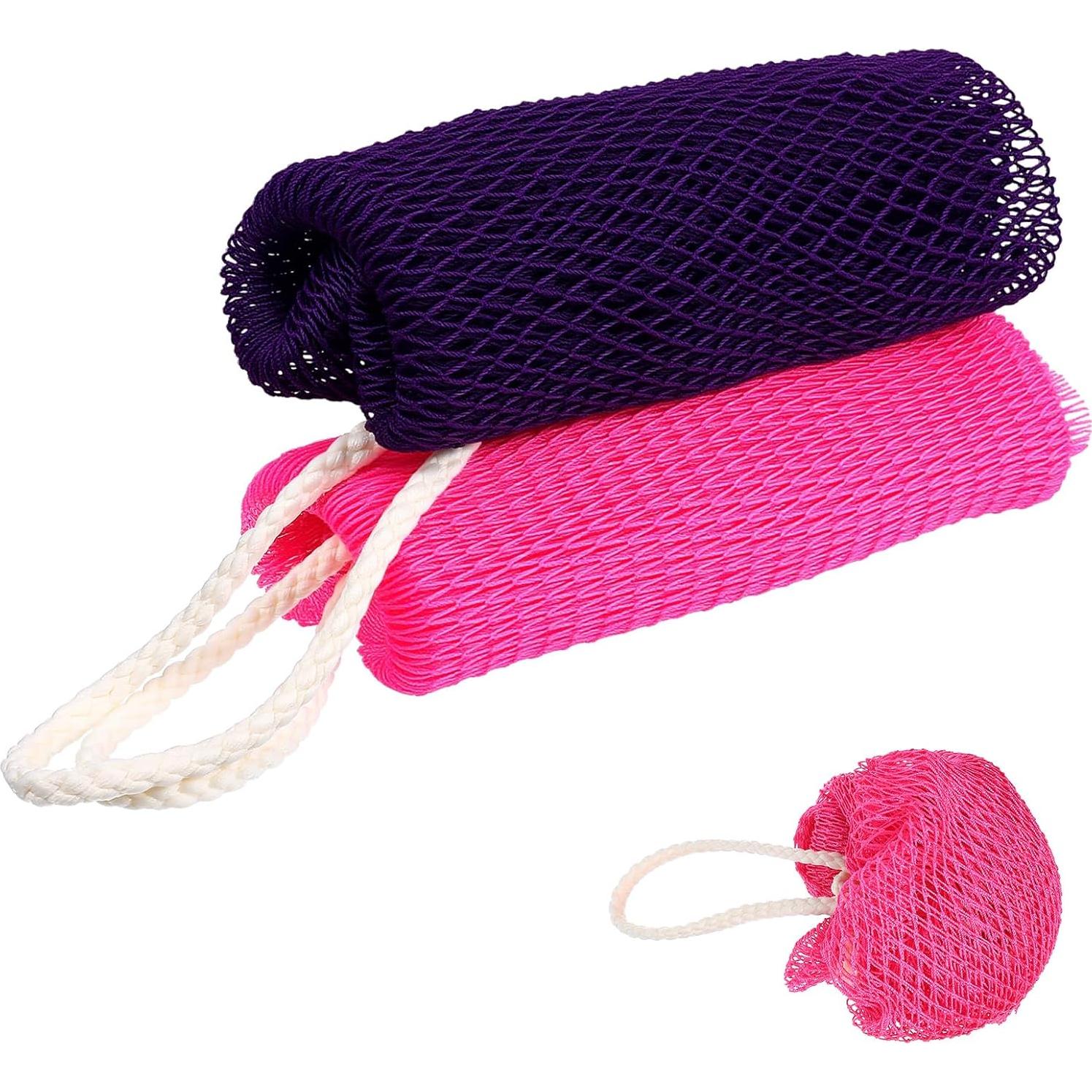 2 Esponjas de Red Africana Exfoliantes Ptwola 50x16 cm