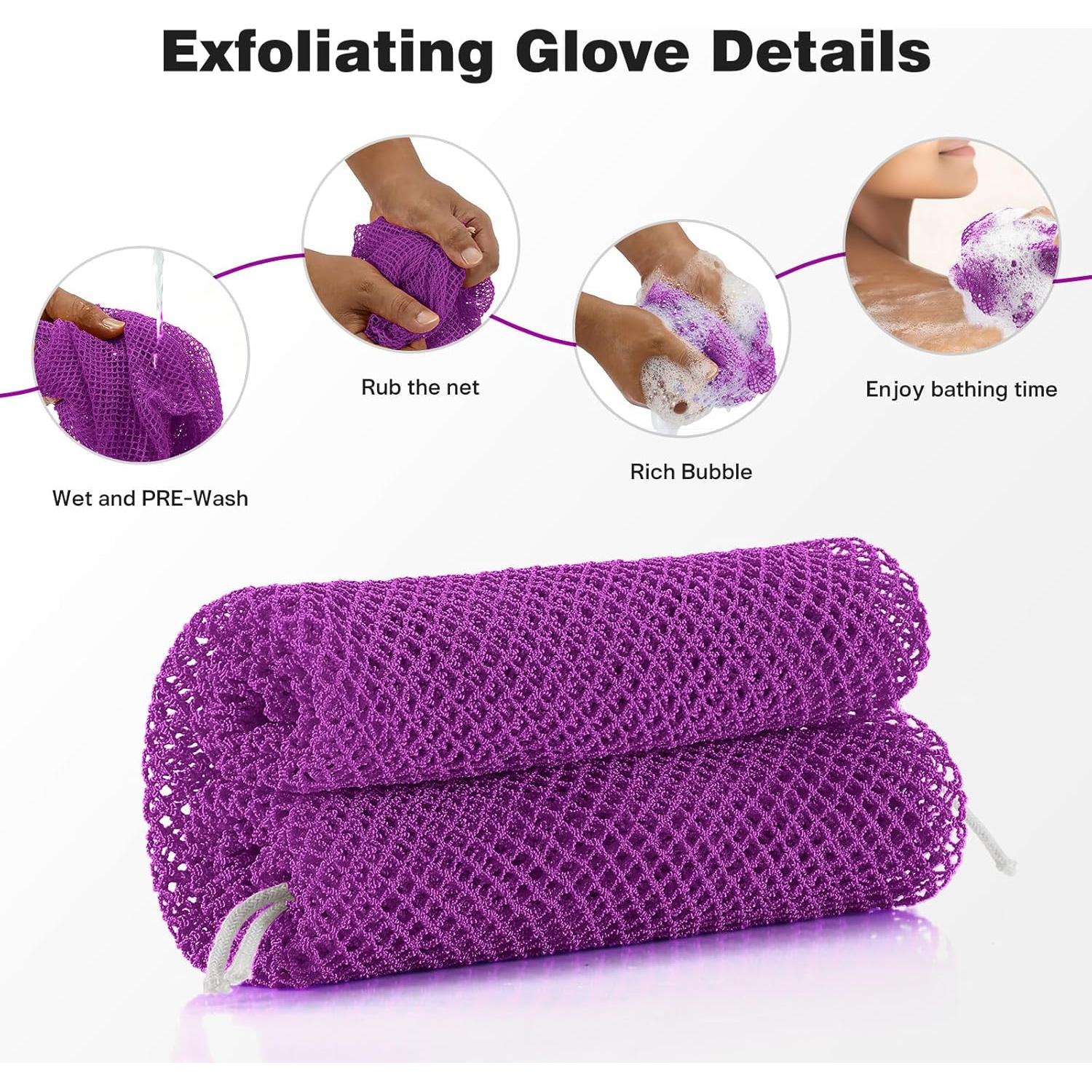 Esponjas de Red Africana DTFRLD - 2 Unidades Exfoliantes