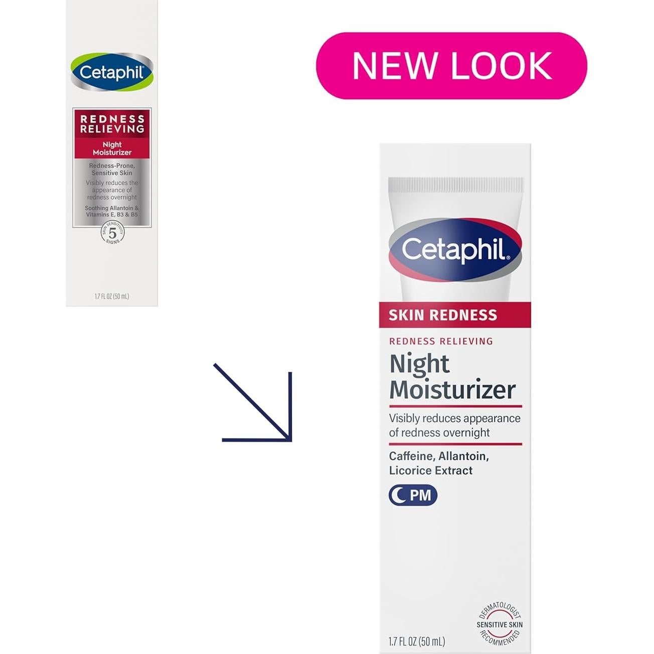 Crema Nocturna Cetaphil 50 ml - Hidratante para Piel Seca