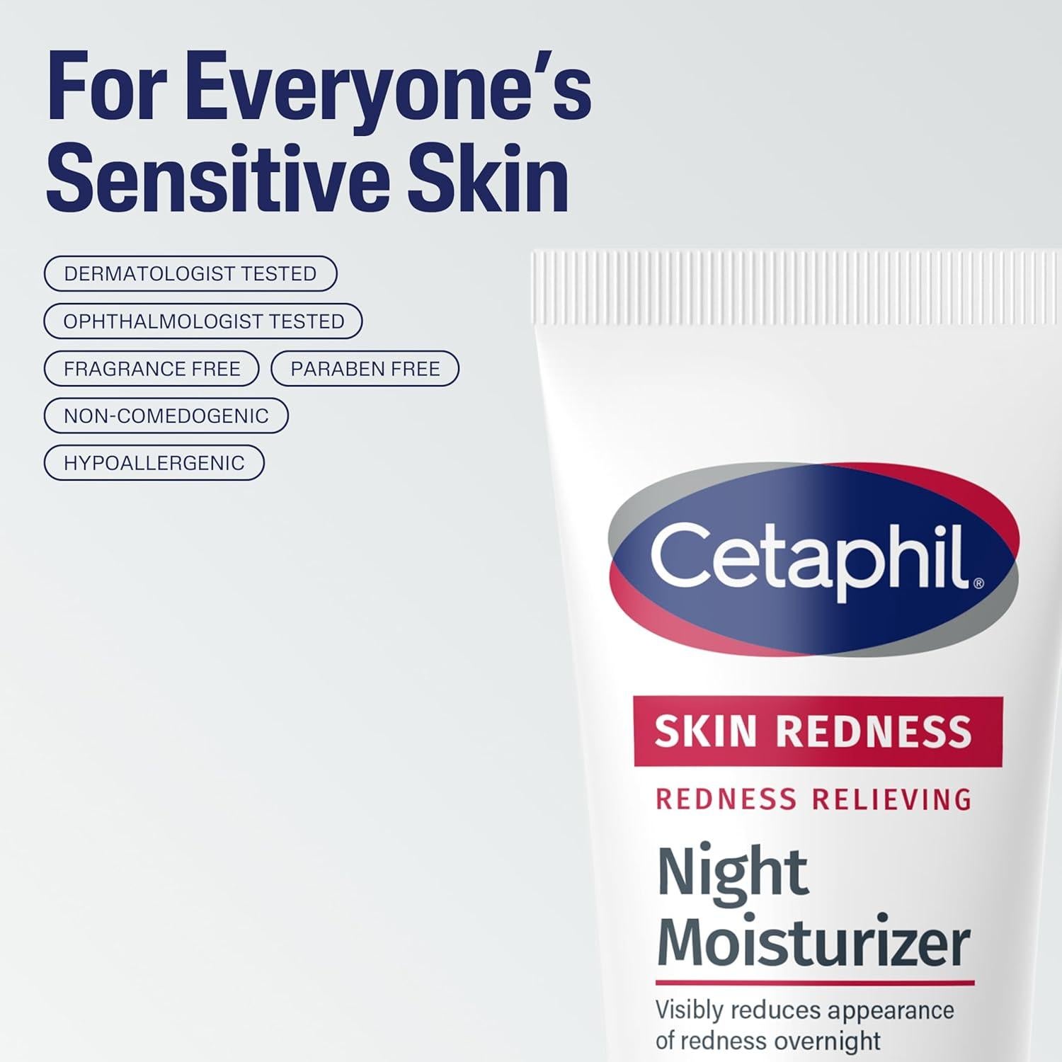 Crema Nocturna Cetaphil 50 ml - Hidratante para Piel Seca