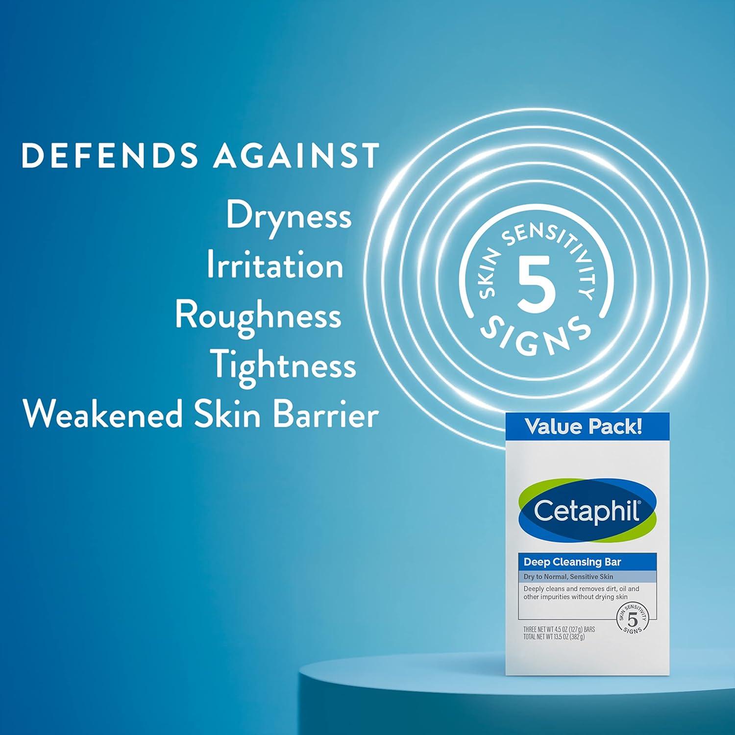 Barra de Limpieza Profunda y Loción Hidratante Cetaphil 591ml