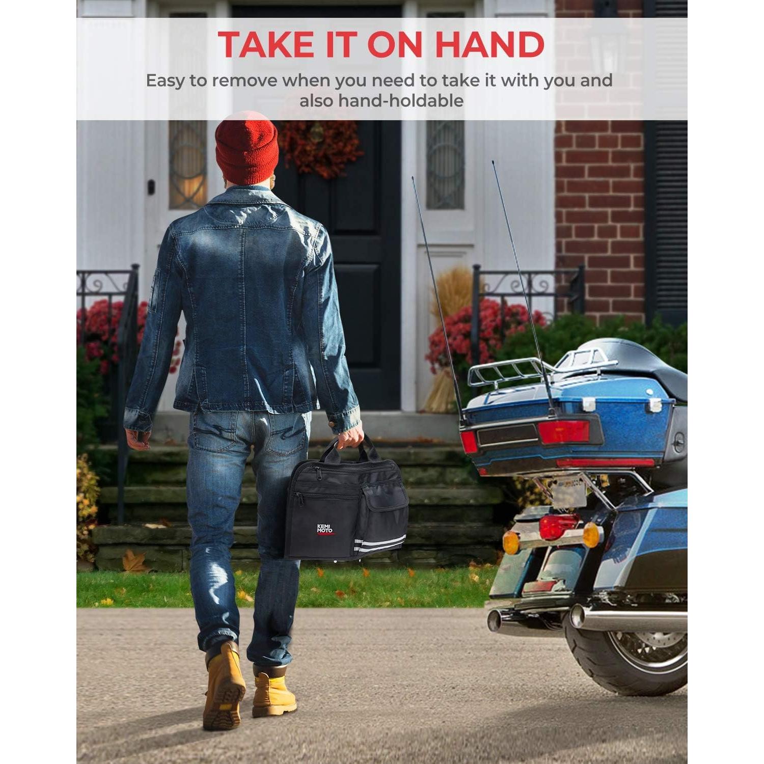 Organizador de Tapa KEMIMOTO Kmfhdtb133 para Motos Touring