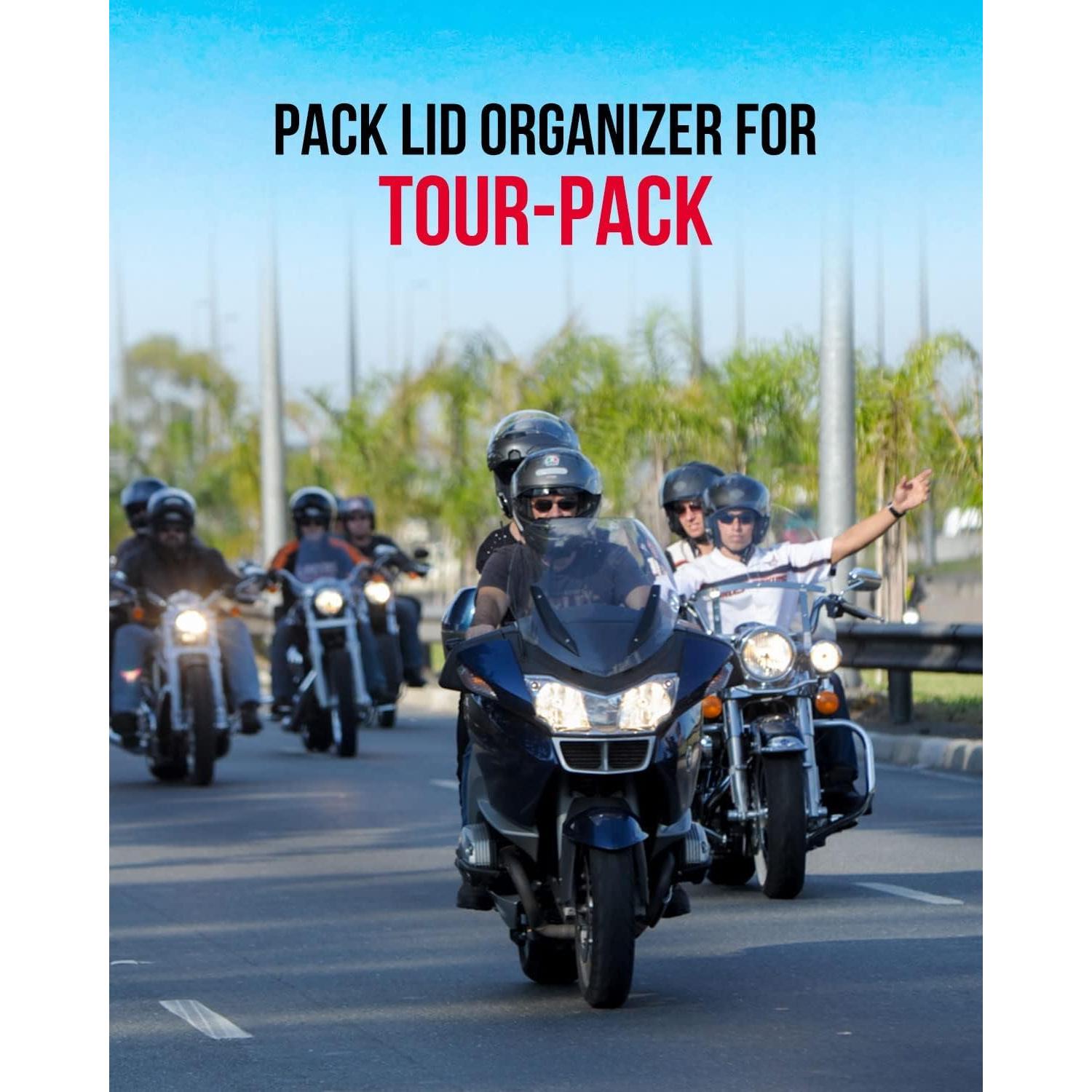 Organizador de Tapa KEMIMOTO Kmfhdtb133 para Motos Touring