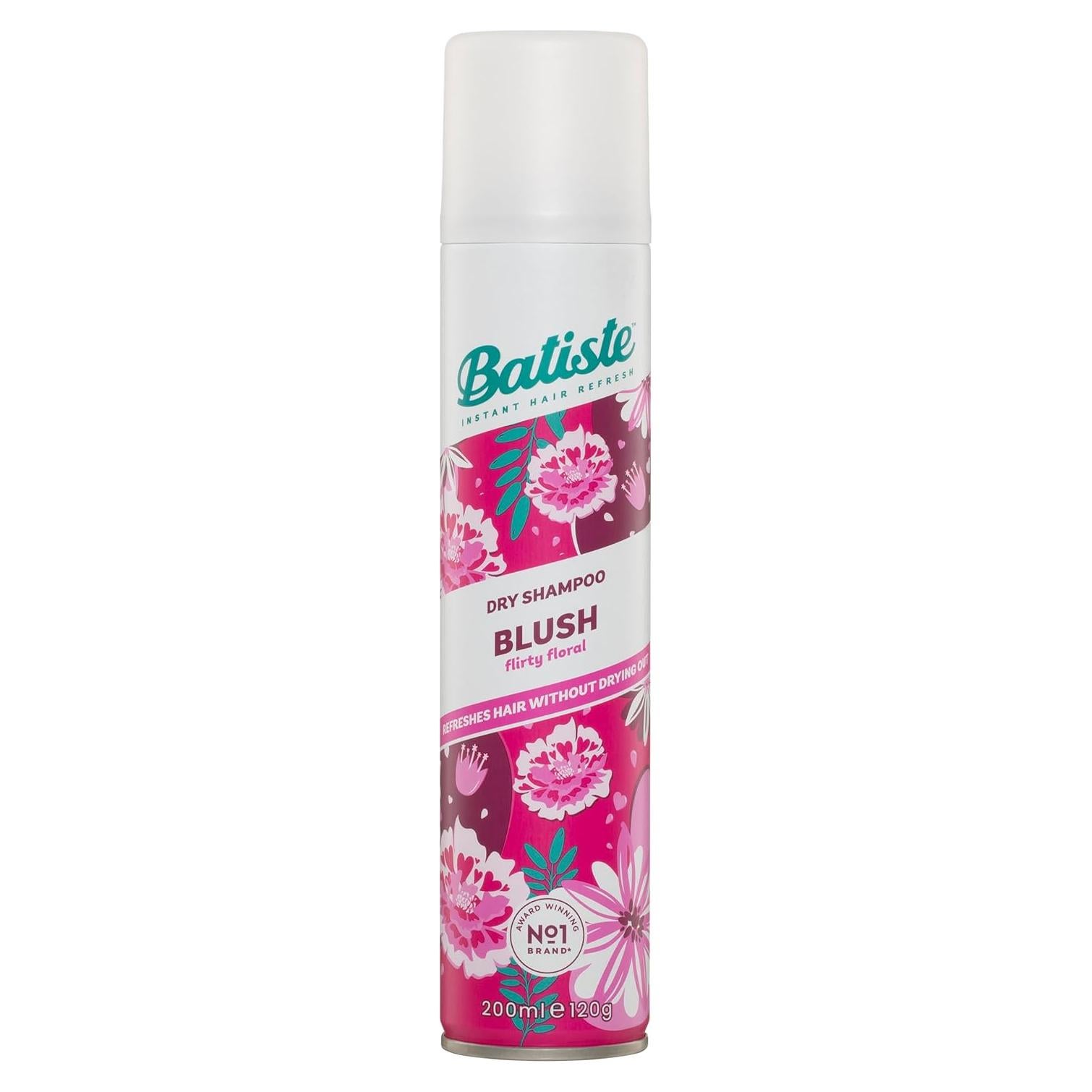 Champú Seco Batiste Rubor 6 Paquetes 199ml Floral