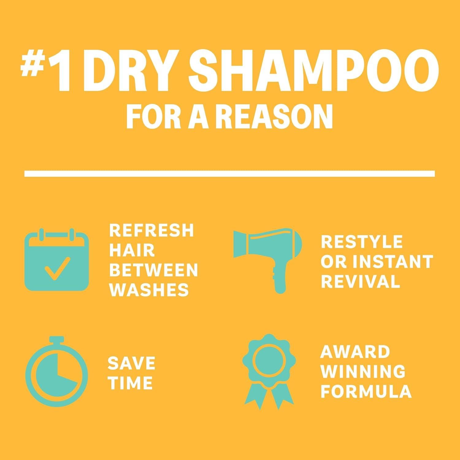 Champú Seco Batiste Rubor 6 Paquetes 199ml Floral