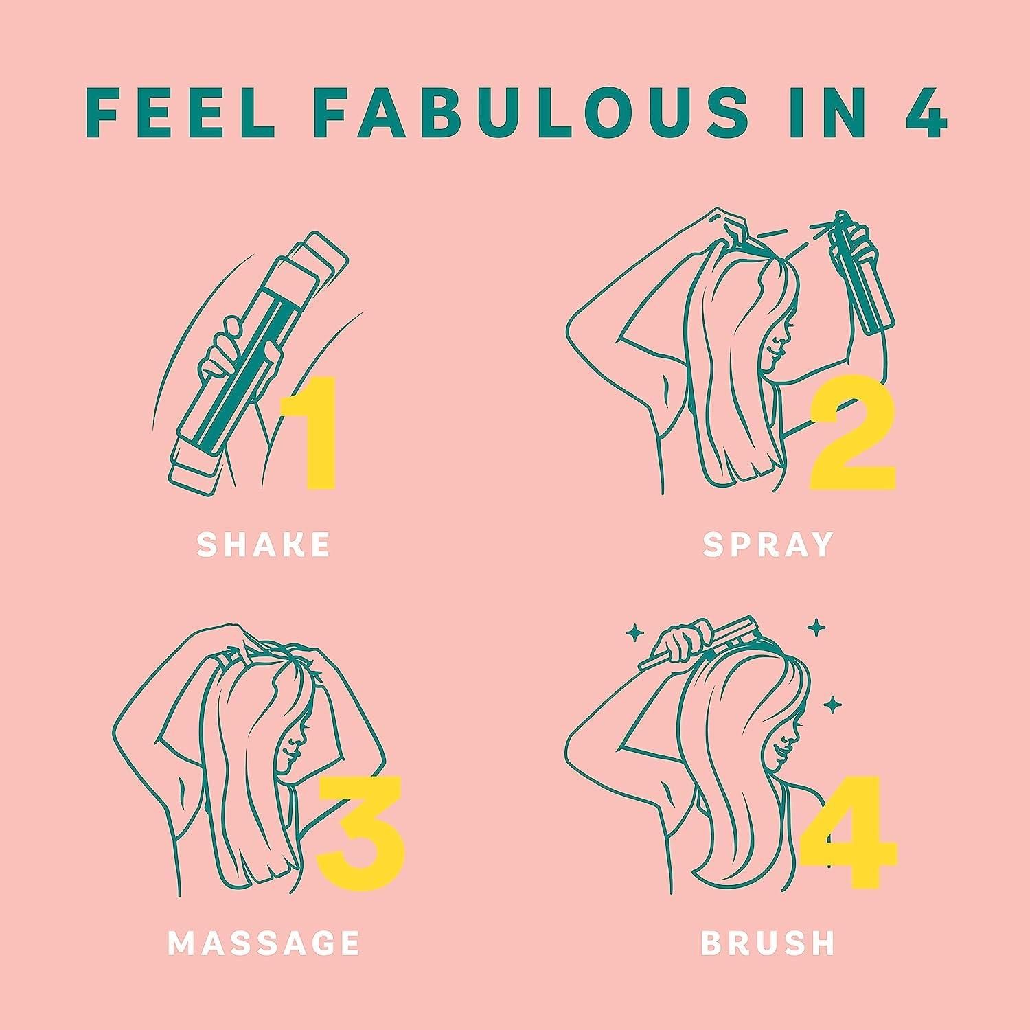 Champú Seco Batiste Tropical Coco 350ml - Paquete de 2