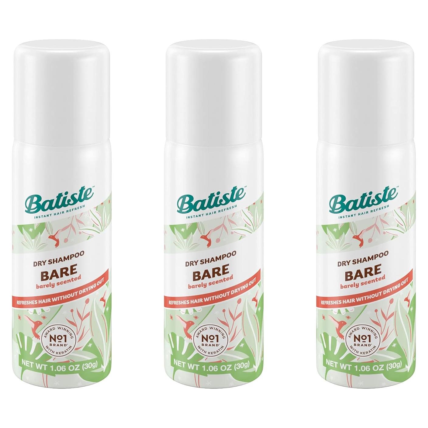 Champú Seco Batiste Mini Viaje 3 Pack 45.4 g