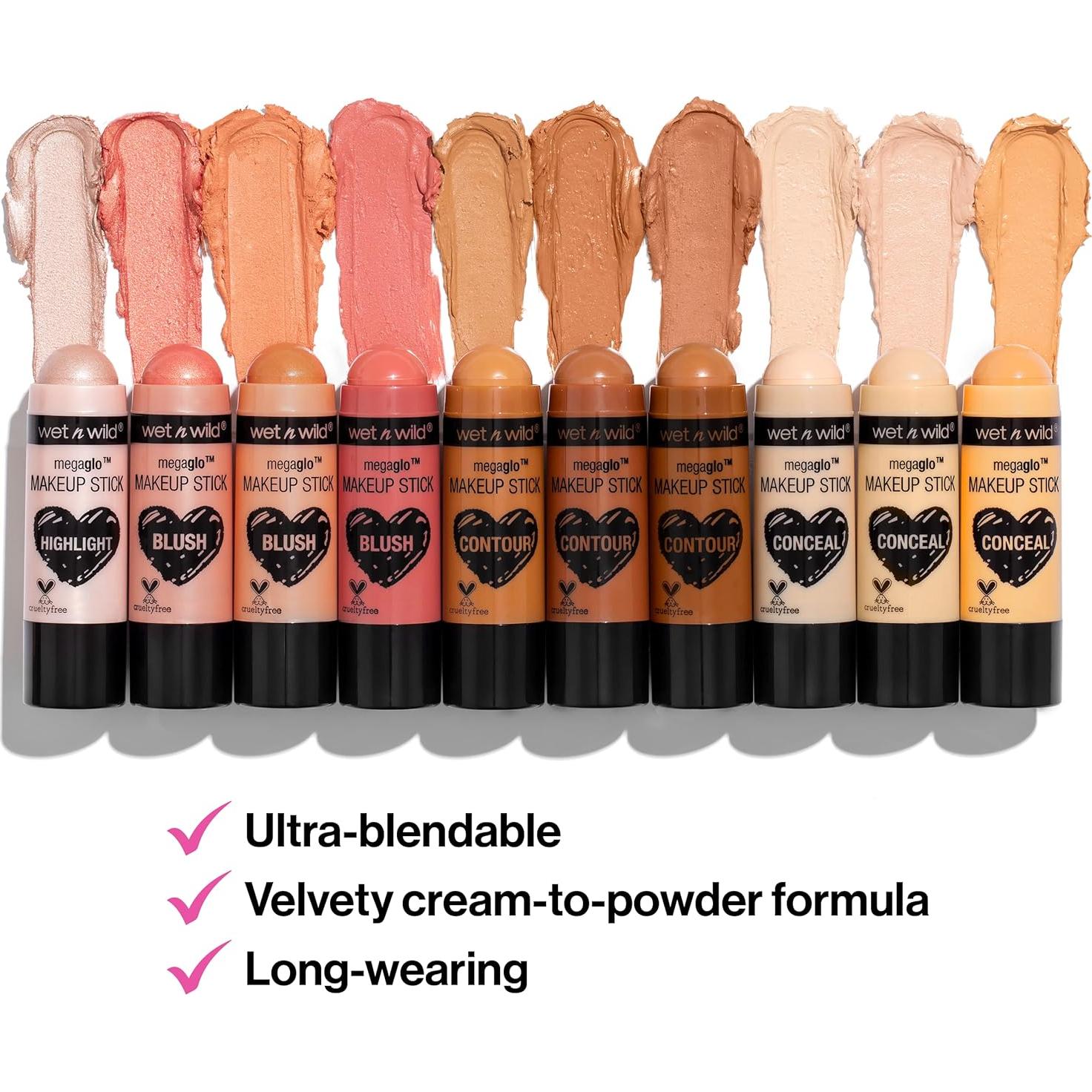 Paquete de Barras de Maquillaje MegaGlo Wet n Wild - 2 Piezas