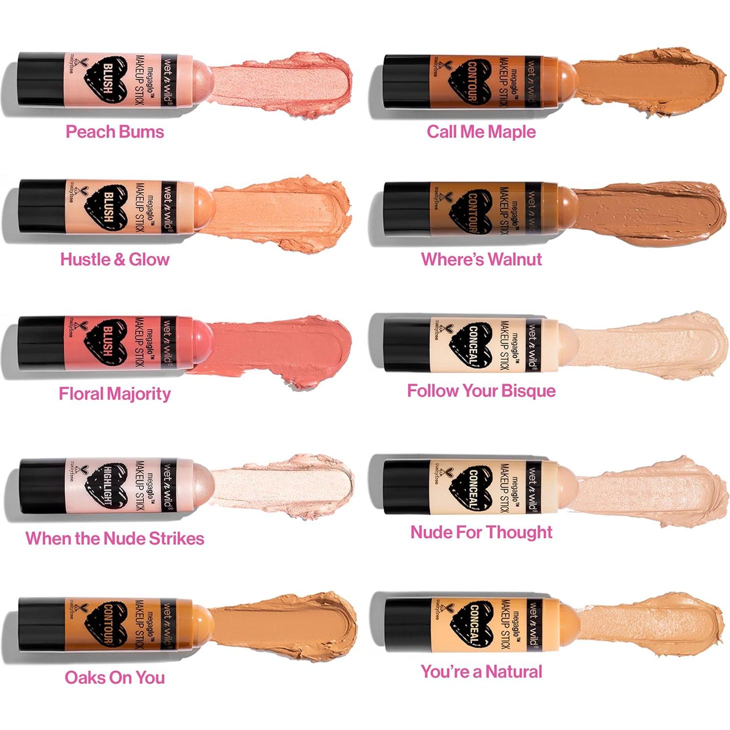 Paquete de Barras de Maquillaje MegaGlo Wet n Wild - 2 Piezas