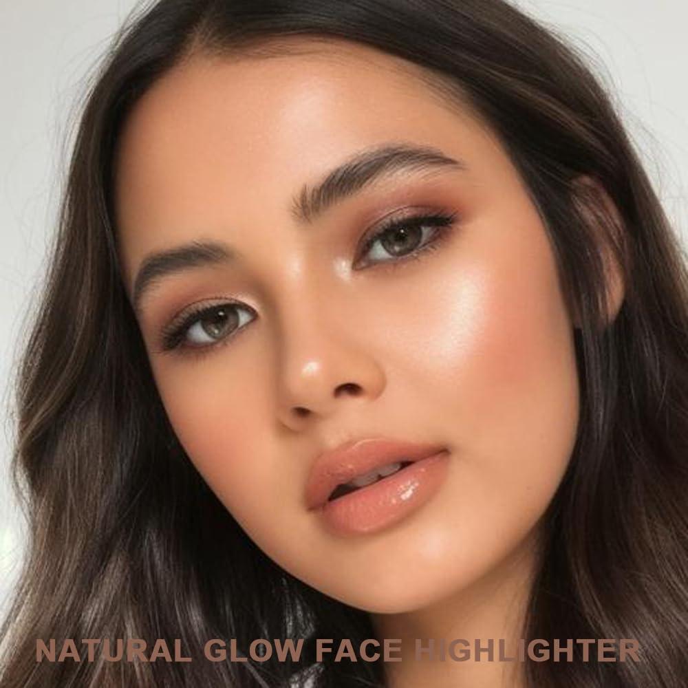 Paleta de Iluminador Facial Mysense con Espejo y Brocha 11g