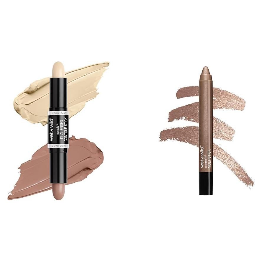 Paquete Contorno e Iluminador Wet n Wild MegaGlo + Sombra