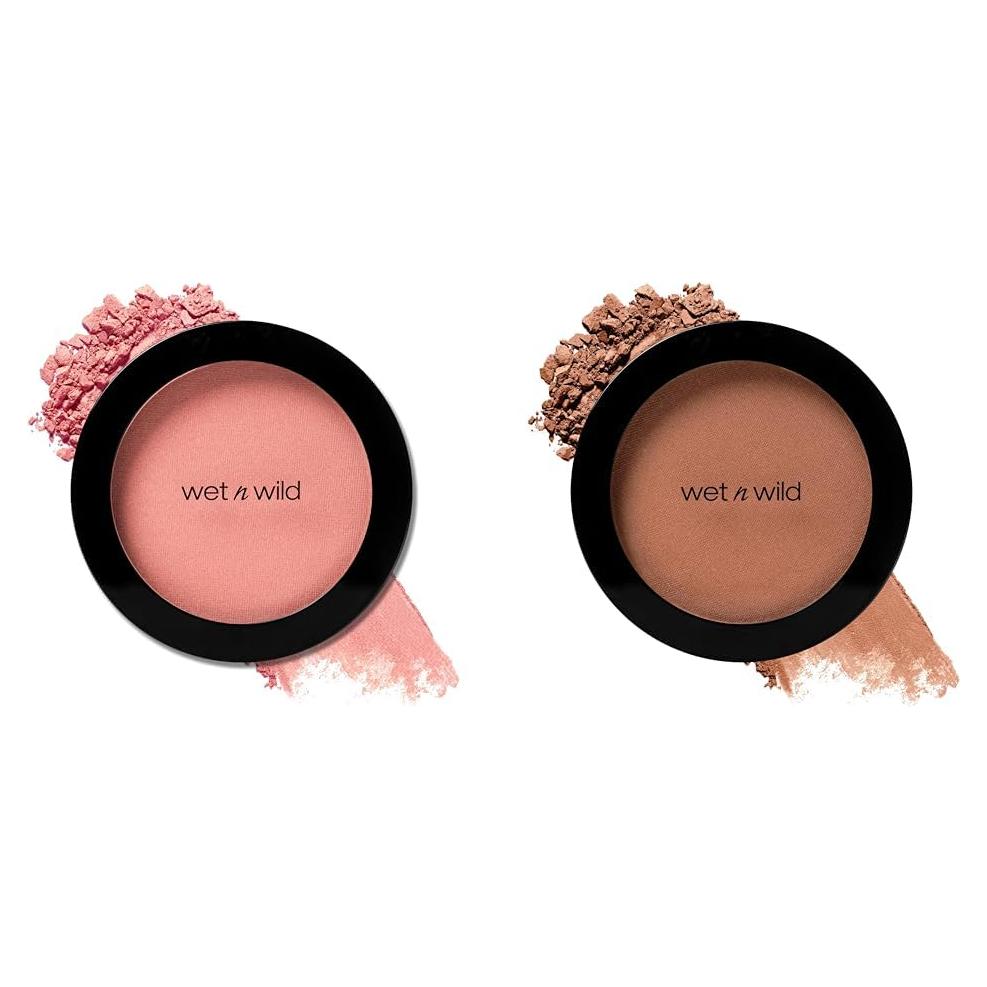 Rubores en polvo wet n wild 2-Pack - Pinch Me Pink y Naked Brown