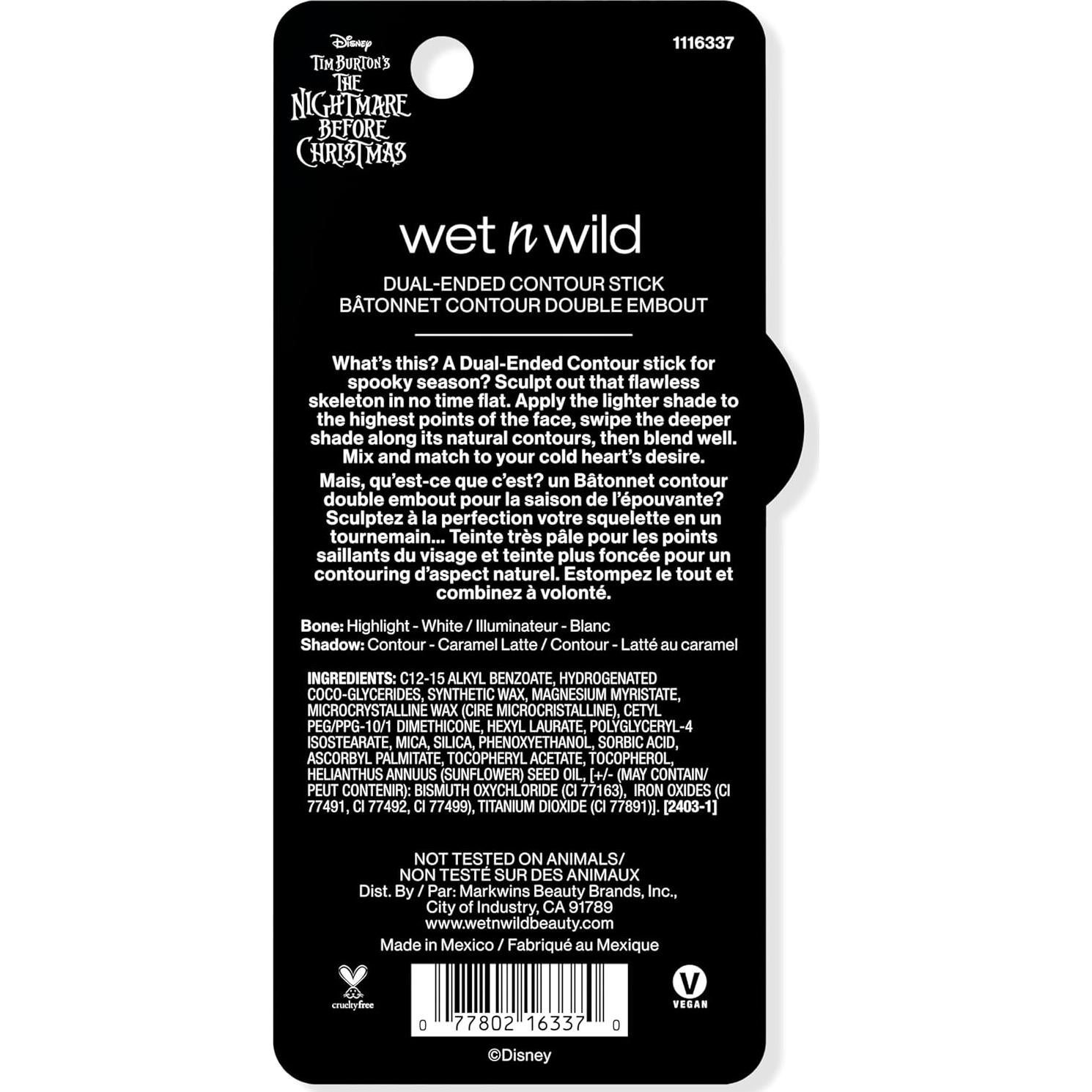 Barra de Contorno Doble Cara Wet n Wild Pesadilla Navidad