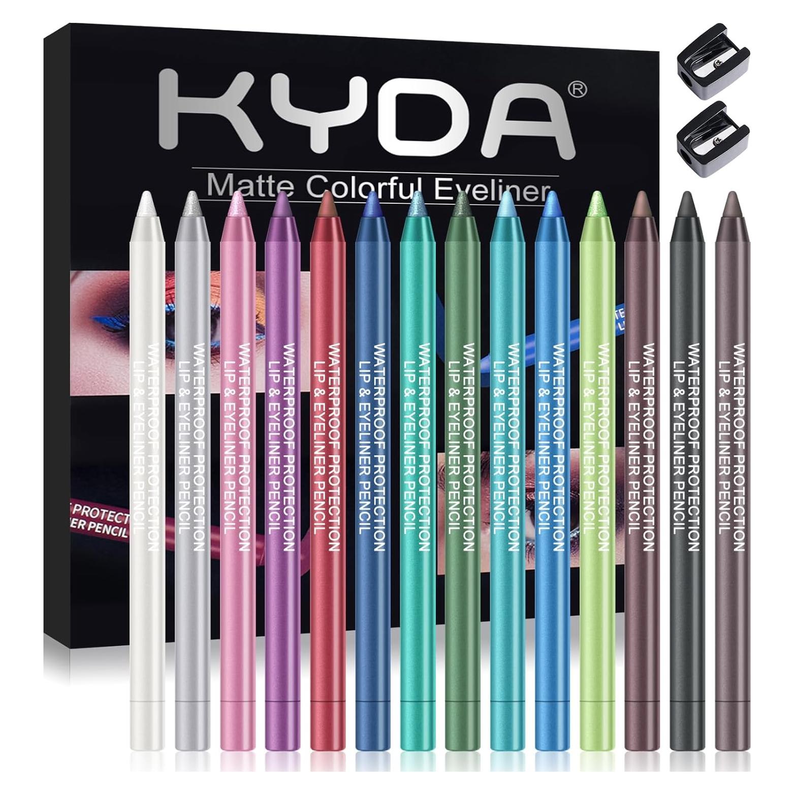 Conjunto de Lápices de Eyeliner 14 Colores Ownest Profesional