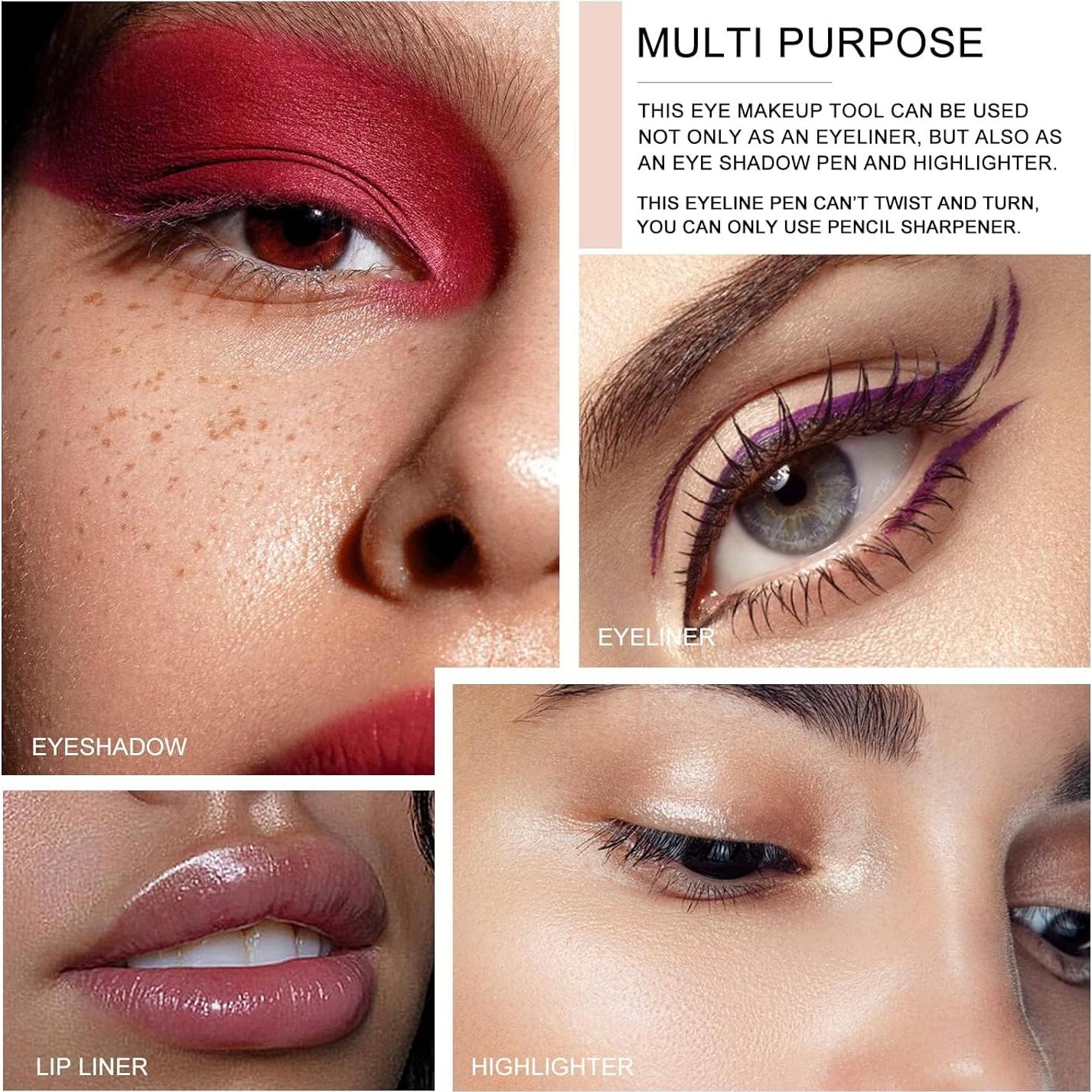 Conjunto de Lápices de Eyeliner 14 Colores Ownest Profesional