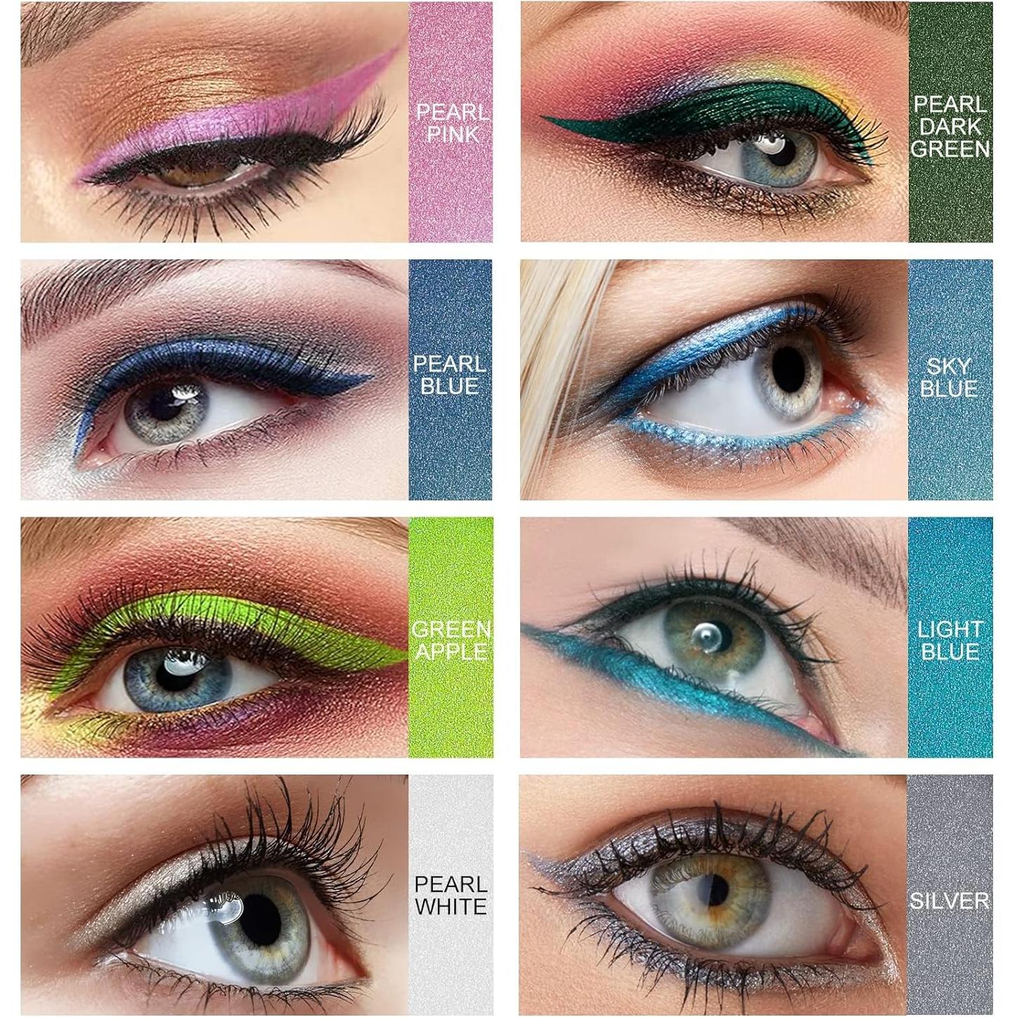 Conjunto de Lápices de Eyeliner 14 Colores Ownest Profesional