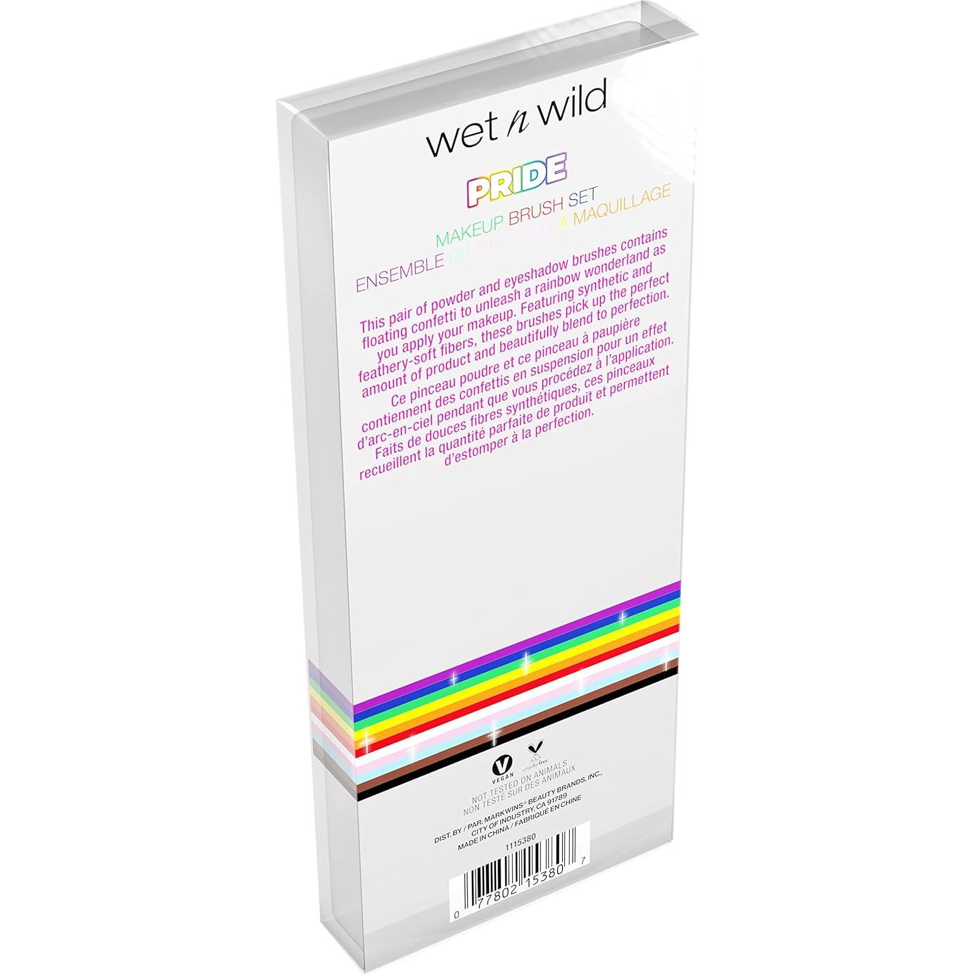 Kit de Brochas de Maquillaje Wet n Wild PRIDE - 3 Piezas