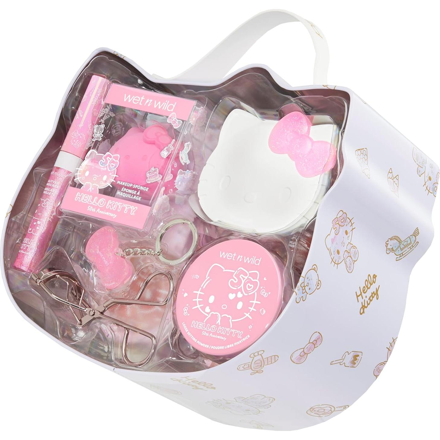 Set de Maquillaje Hello Kitty 50 Aniversario - 13 Piezas