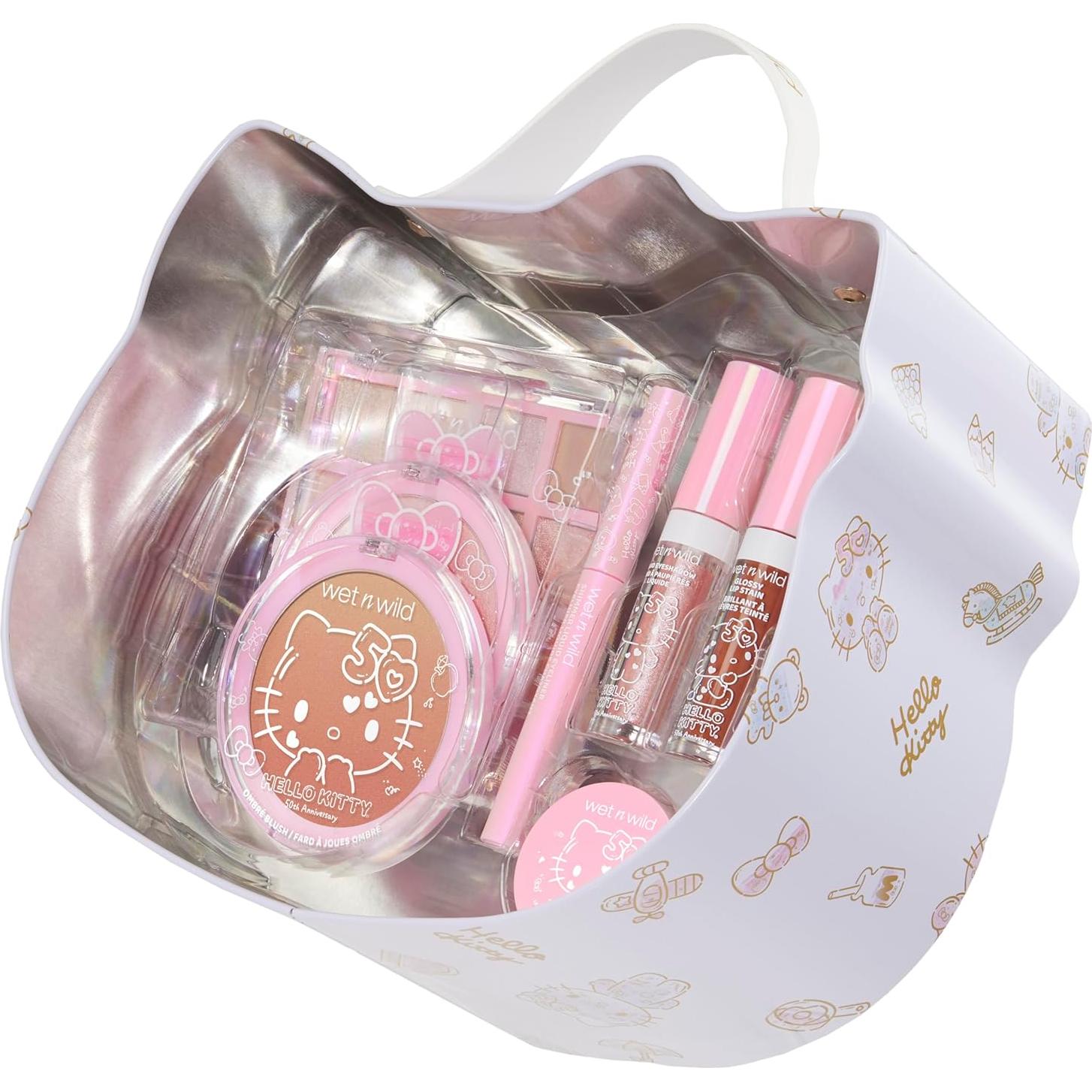 Set de Maquillaje Hello Kitty 50 Aniversario - 13 Piezas