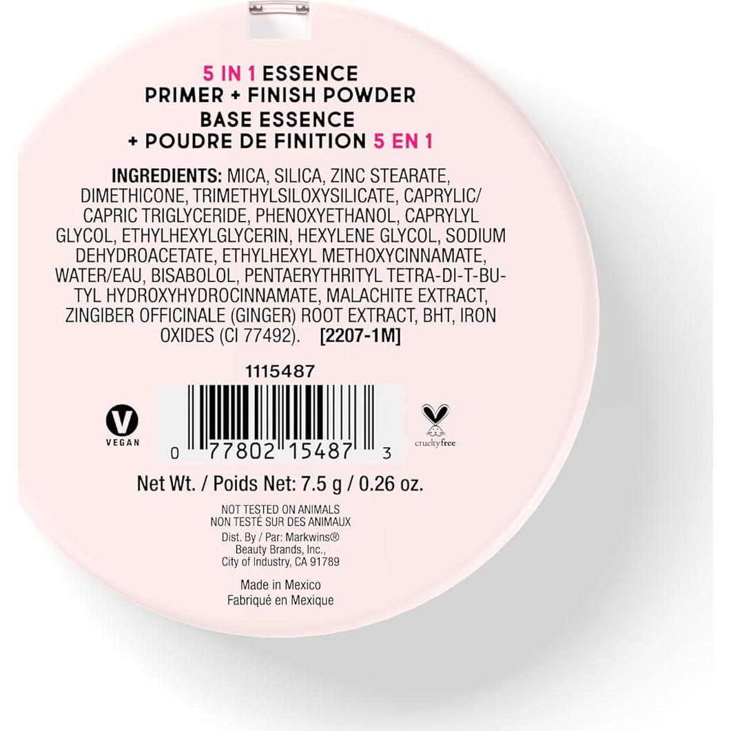 Wet n Wild 5 en 1 Primer y Polvo Acabado 40.82g